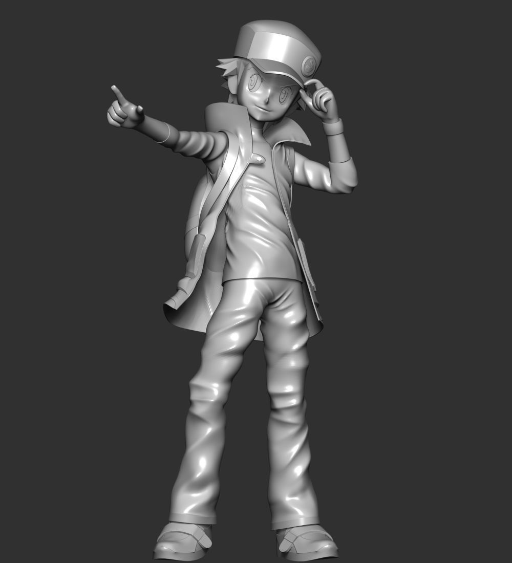 Red Pokemon 3D print model_5