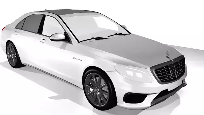 Mercedes S63  AMG 3D model