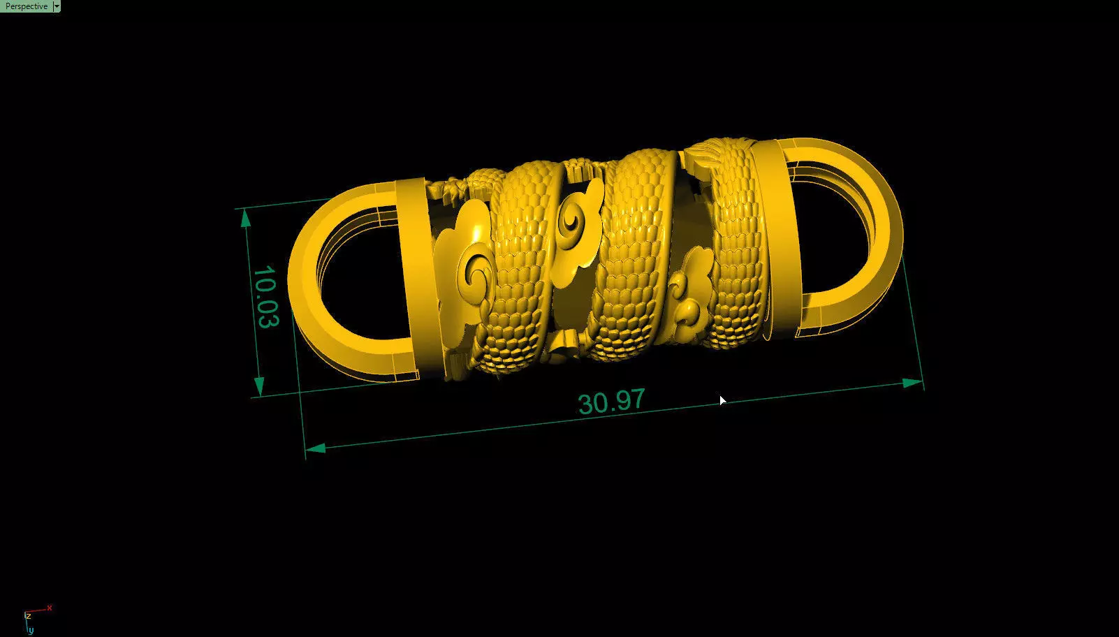 Chain pipe Dragon 3D print model 3D print model_0