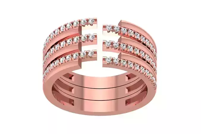 Women Wedding Engagement Bridal Ring