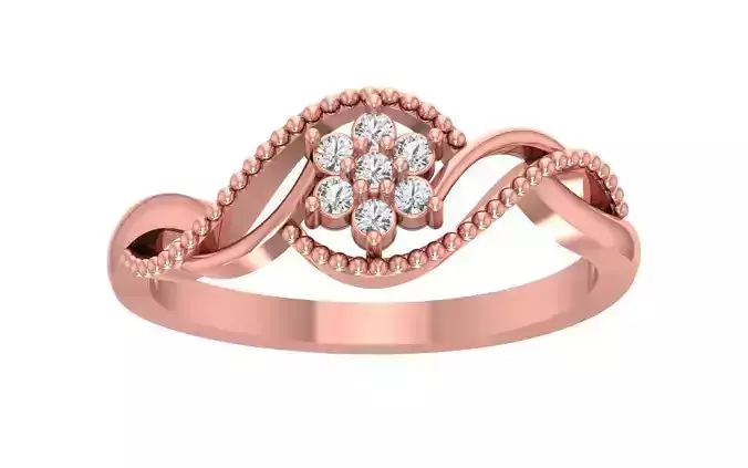 Women Wedding Engagement Bridal Ring