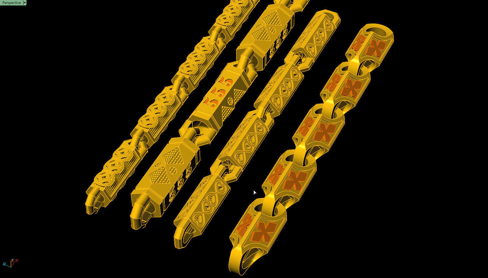 Chain pipe 3D print model_2