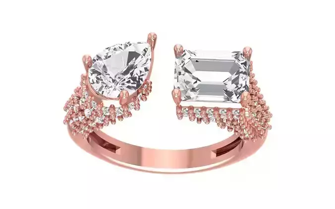 Women Wedding Engagement Bridal Ring