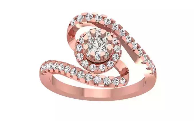Women Wedding Engagement Bridal Ring
