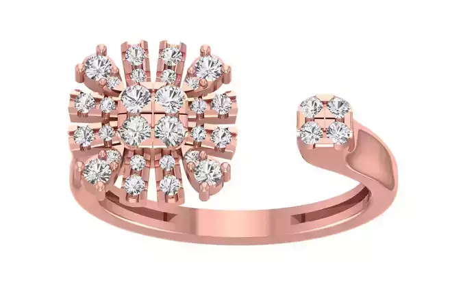 Women Wedding Engagement Bridal Ring