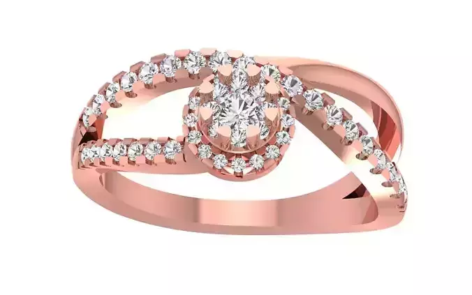 Women Wedding Engagement Bridal Ring