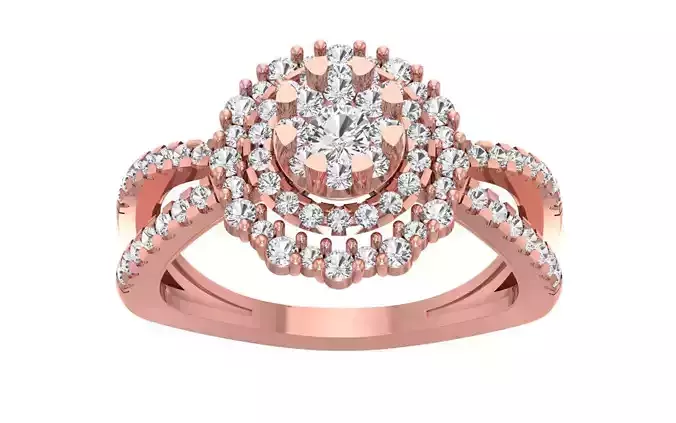 Women Wedding Engagement Bridal Ring