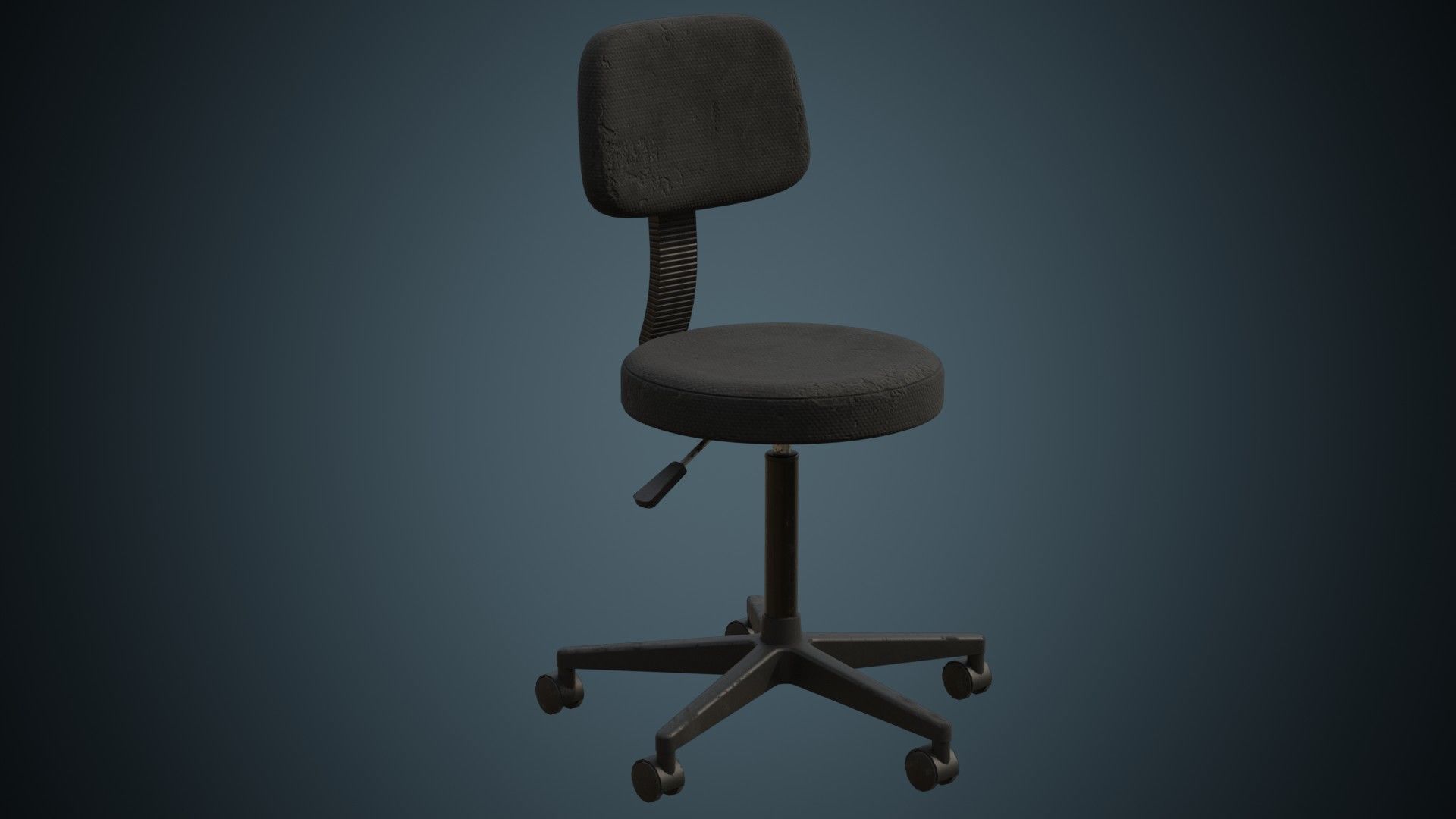 Medical Chair 1B Low-poly 3D model_4