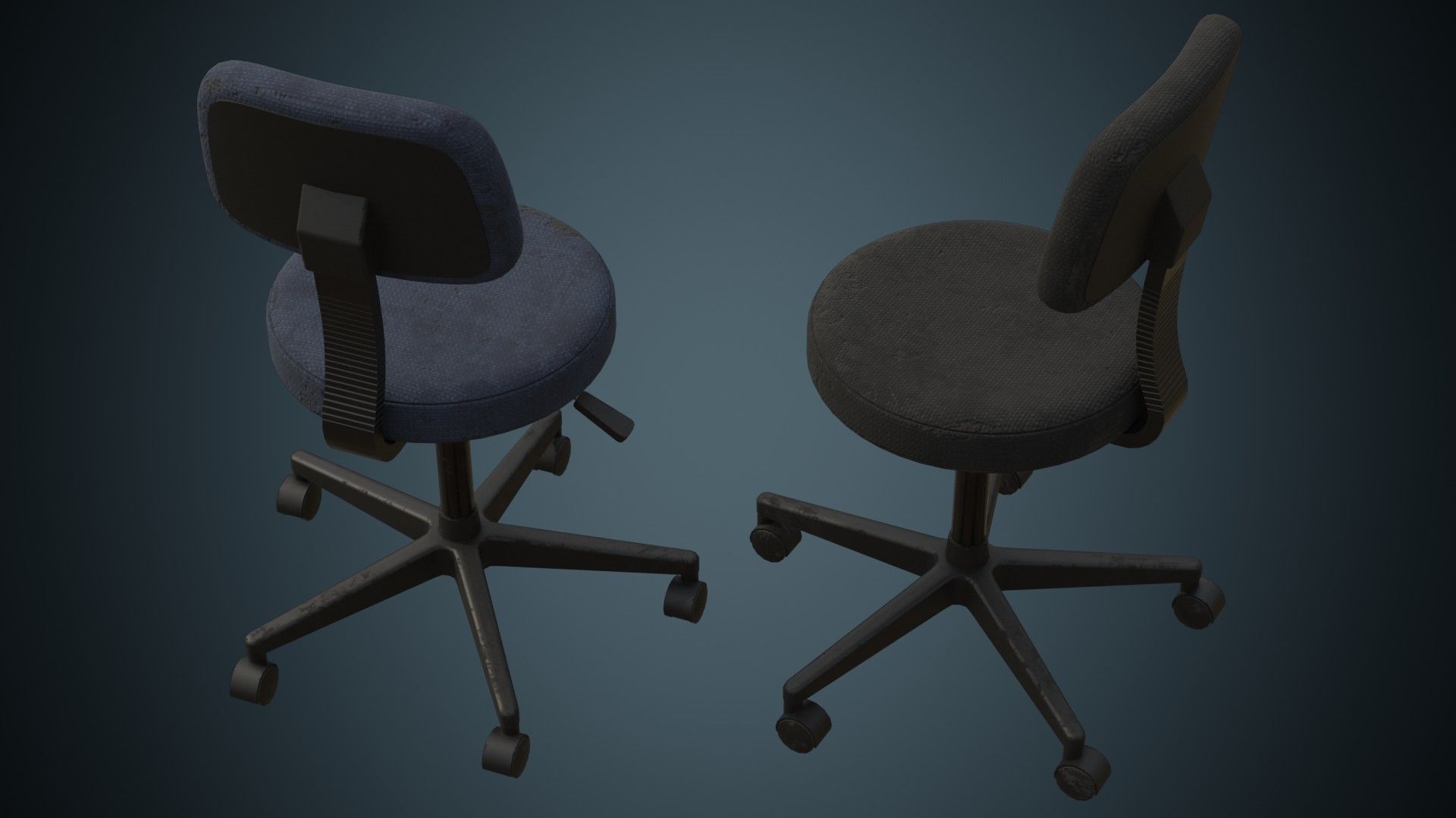 Medical Chair 1B Low-poly 3D model_1