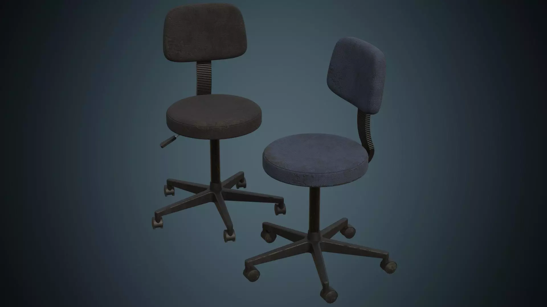 Medical Chair 1B Low-poly 3D model_0