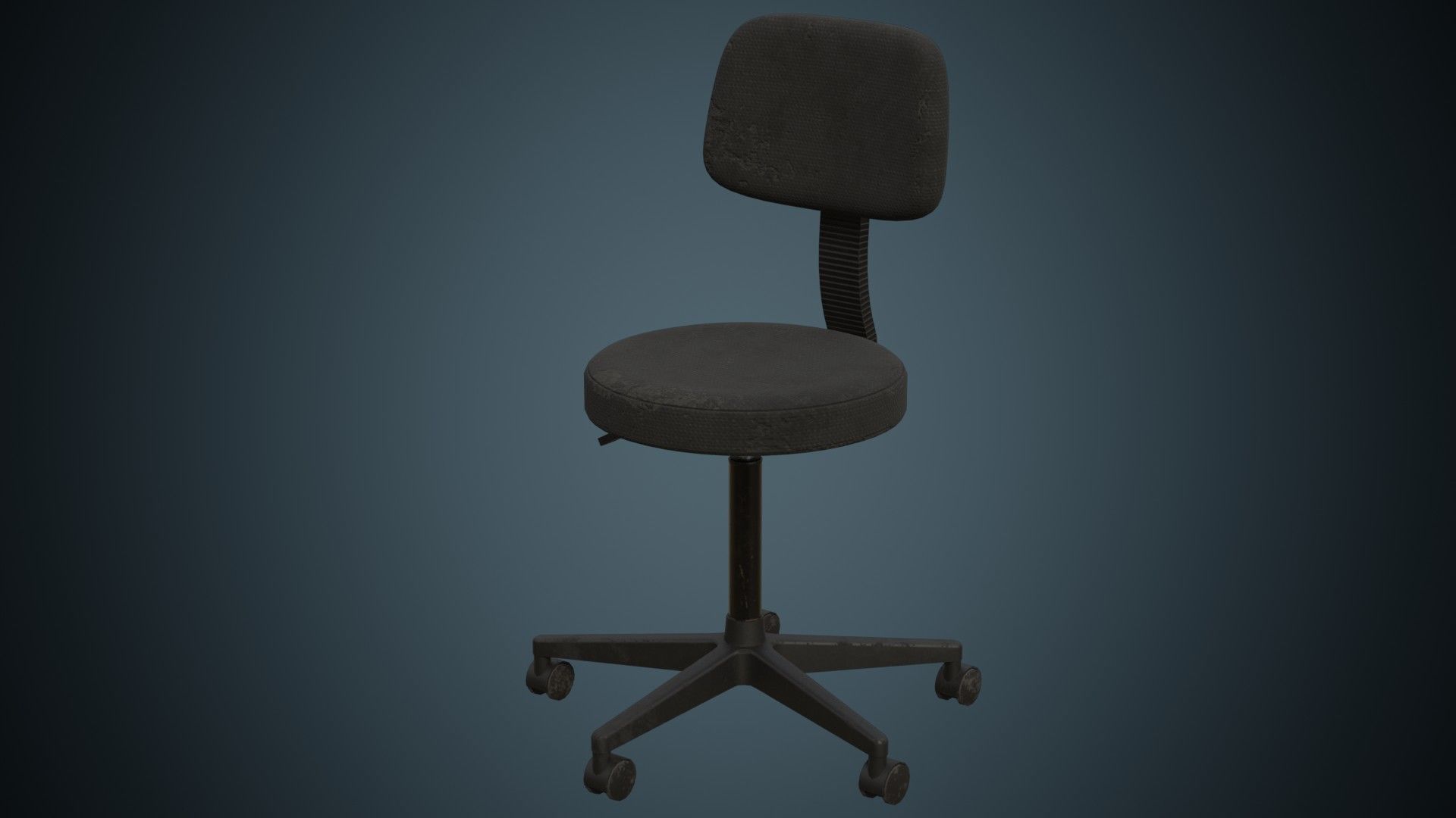 Medical Chair 1B Low-poly 3D model_3