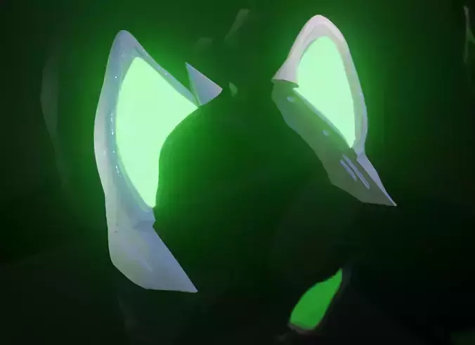 NIKKE RUPEE CHRISTMAS CAT PROP EARS 3D print model