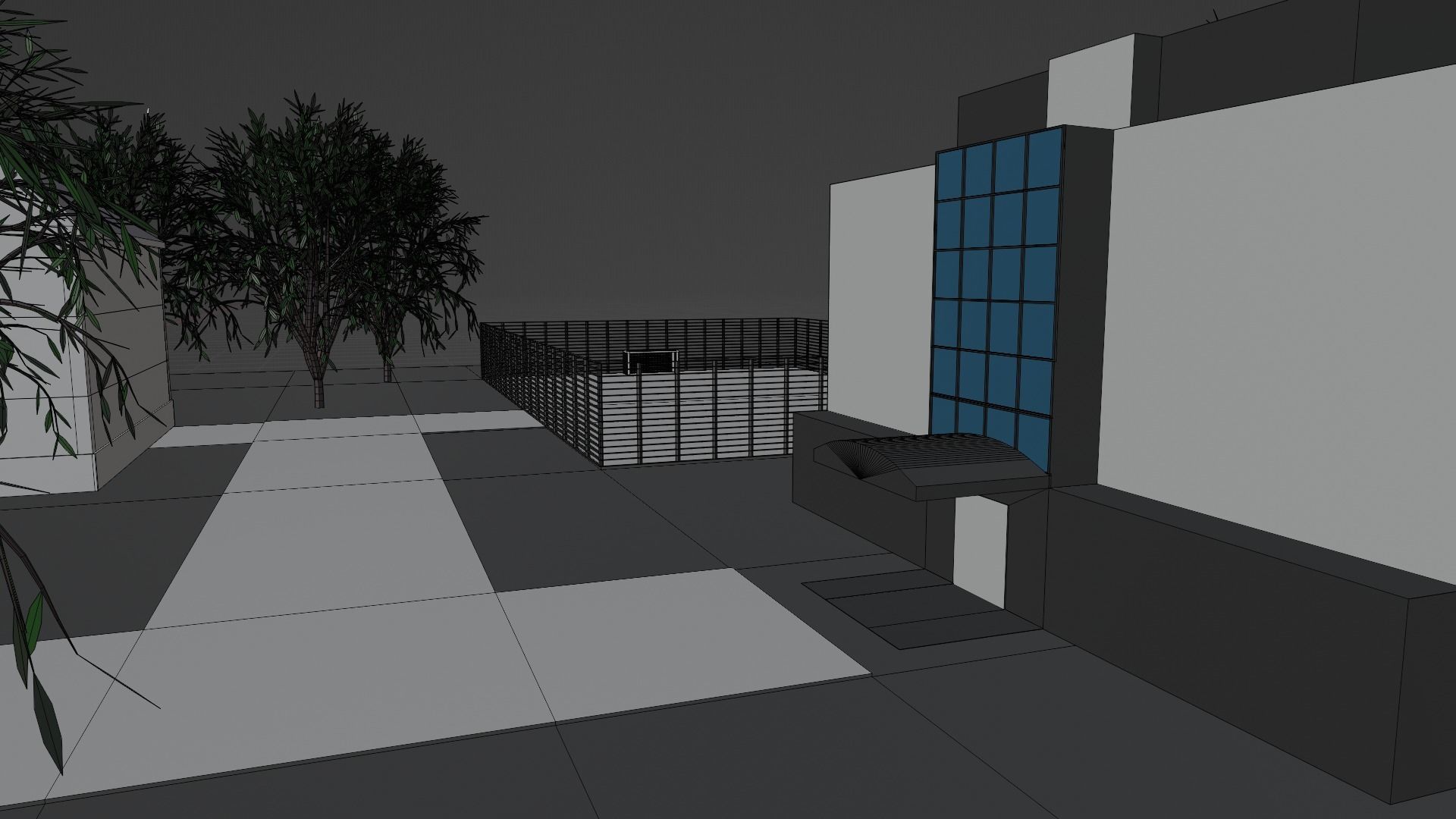 School and Classroom Interior Low-poly 3D model_10