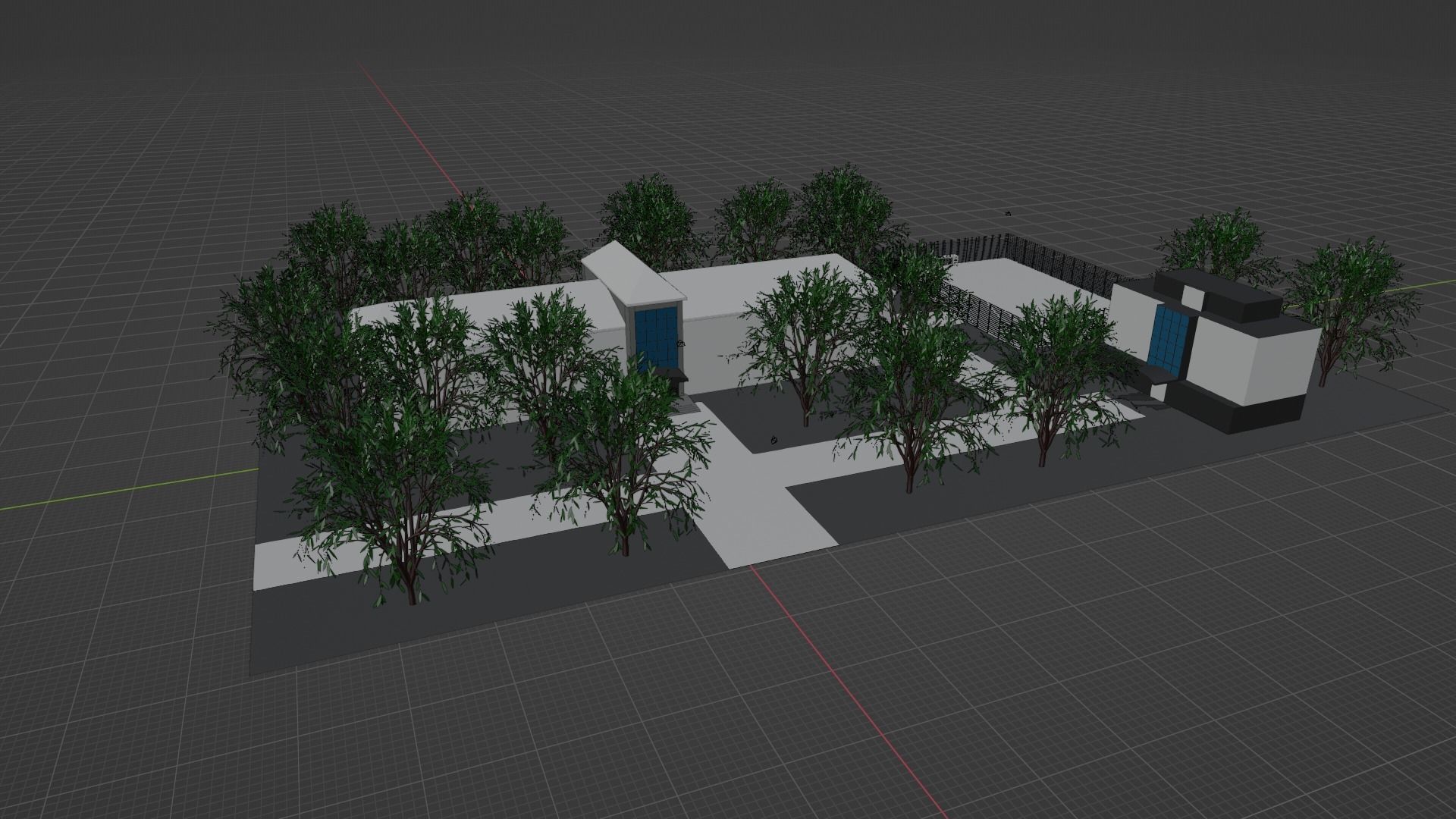 School and Classroom Interior Low-poly 3D model_11