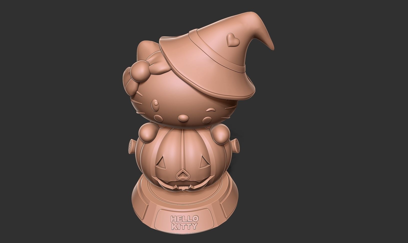 Hello Kitty - Halloween custom 3D print model_20