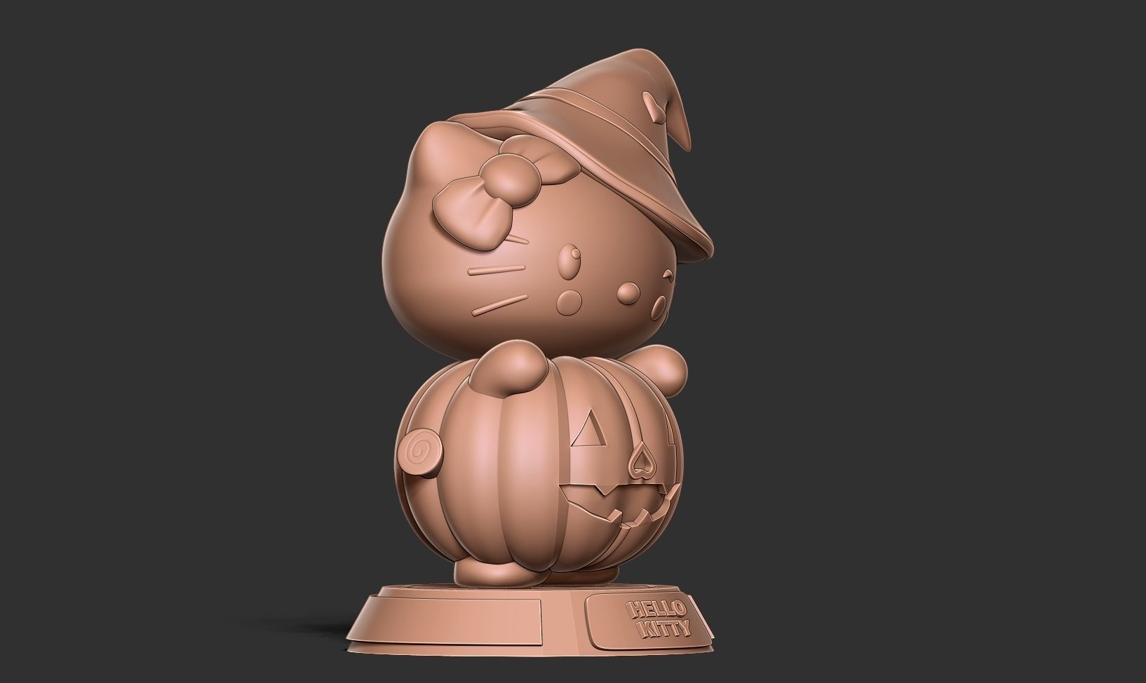 Hello Kitty - Halloween custom 3D print model_14