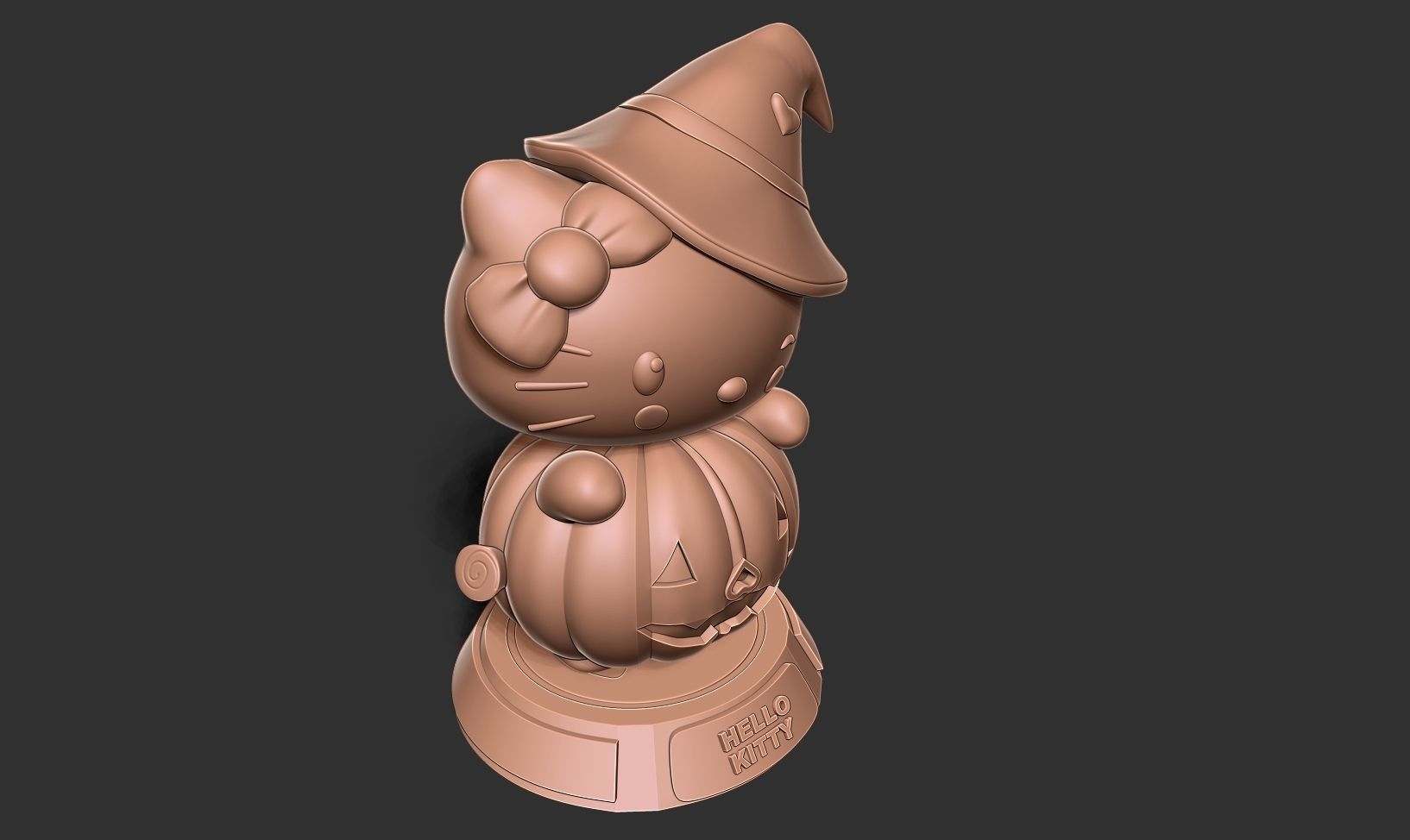 Hello Kitty - Halloween custom 3D print model_16