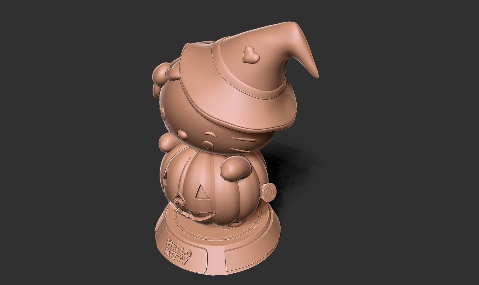 Hello Kitty - Halloween custom 3D print model_18