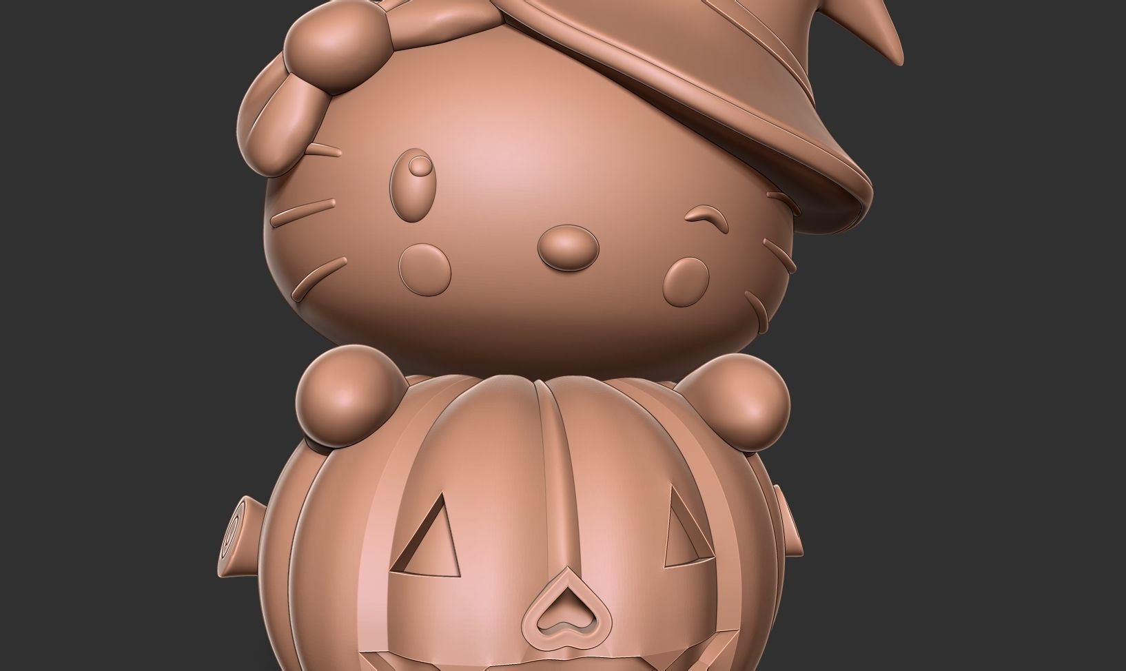 Hello Kitty - Halloween custom 3D print model_9