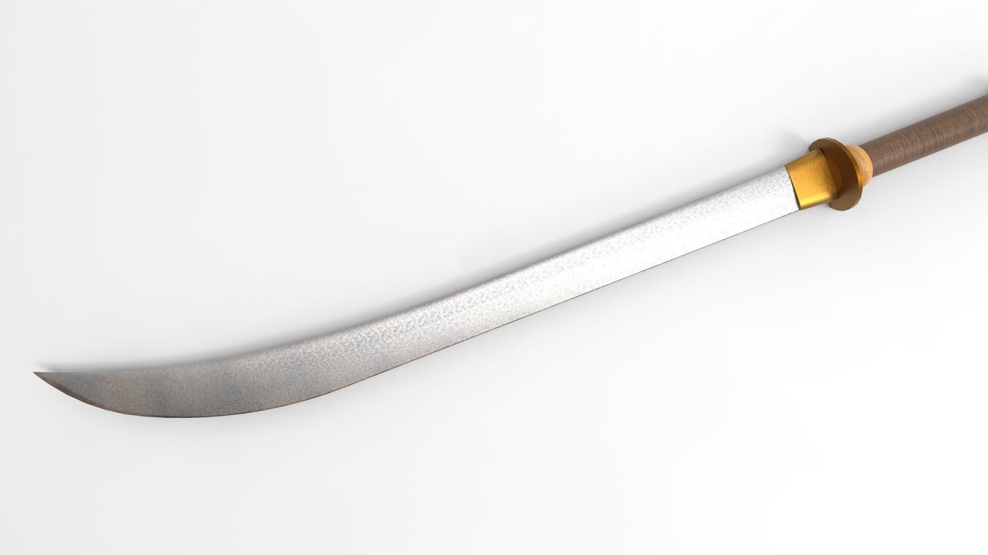 Naginata Yari  3D model_2