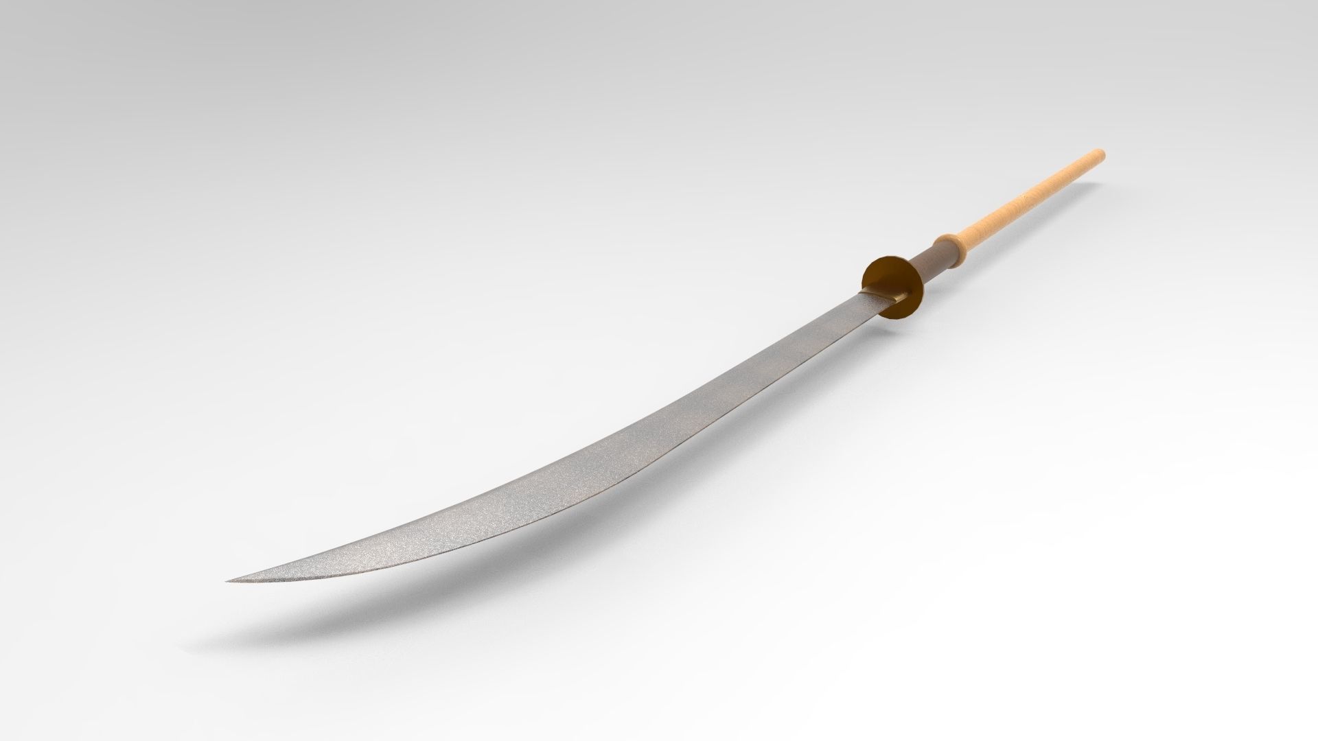 Naginata Yari  3D model_3