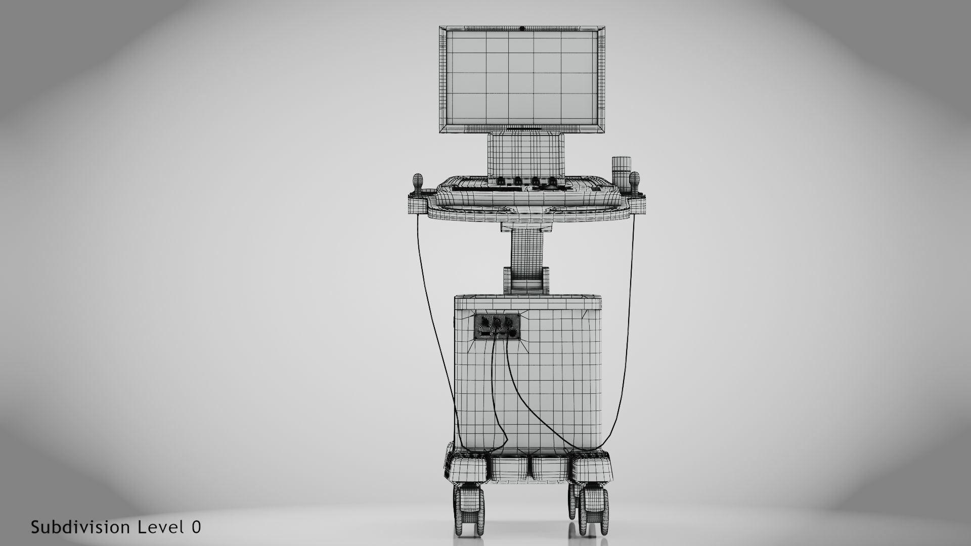Sonography Scanner Ultra-sonic 3D model_27