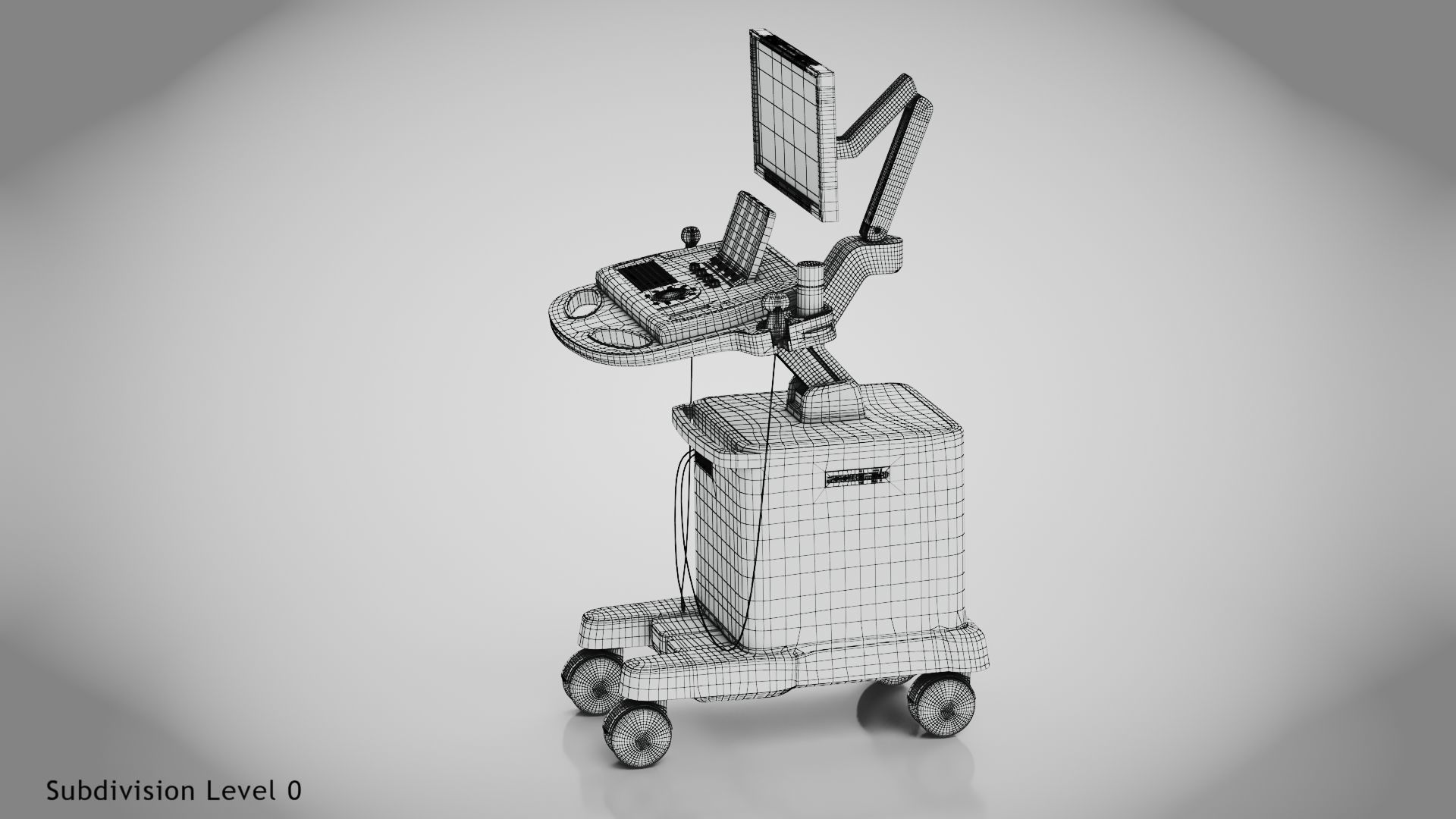 Sonography Scanner Ultra-sonic 3D model_22