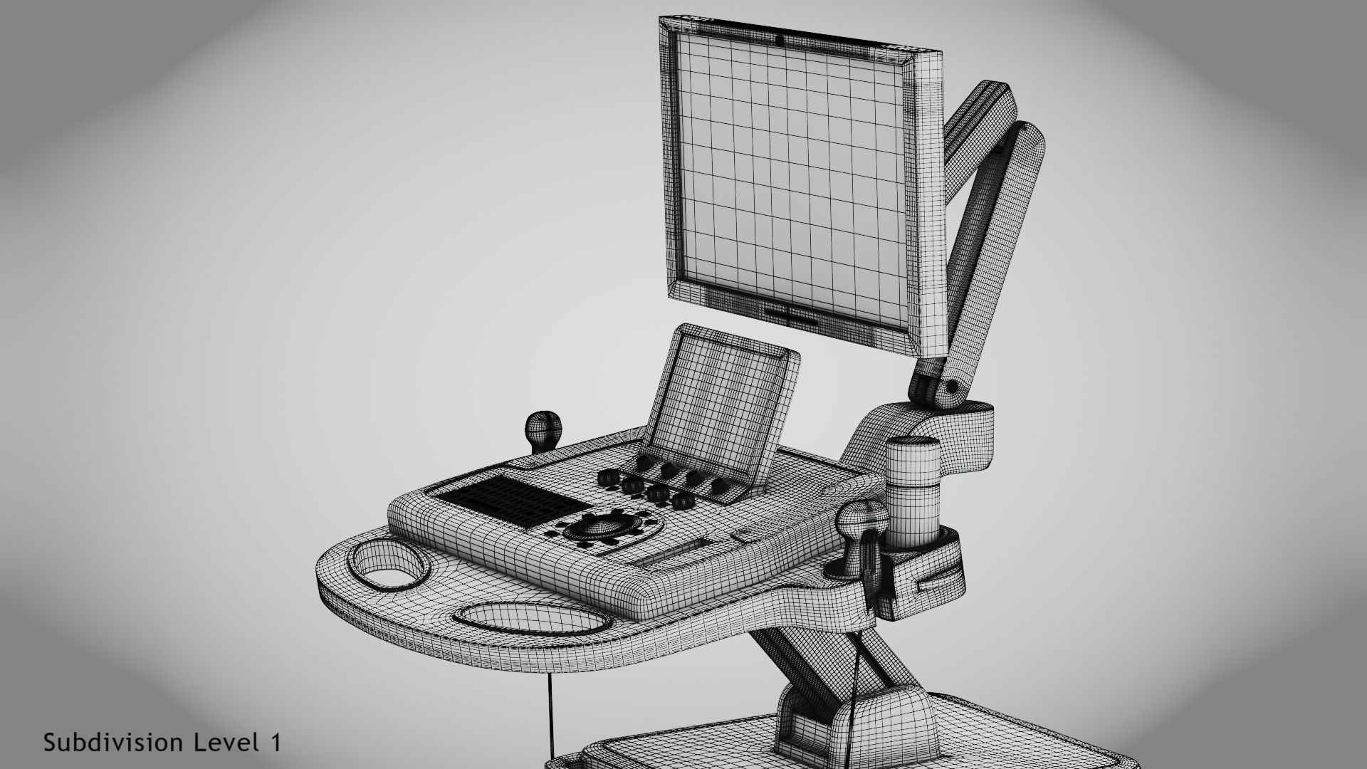 Sonography Scanner Ultra-sonic 3D model_30