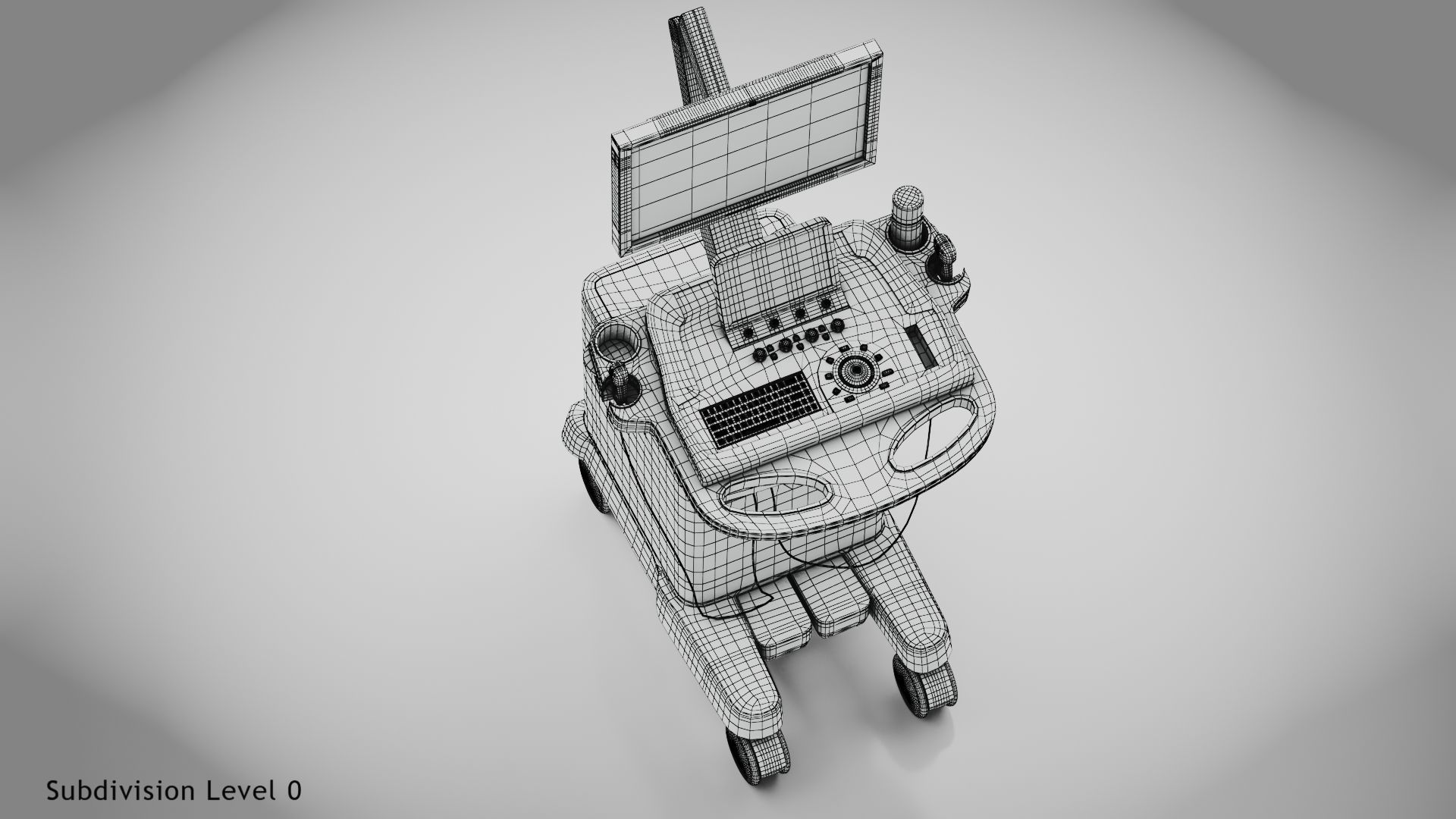 Sonography Scanner Ultra-sonic 3D model_34
