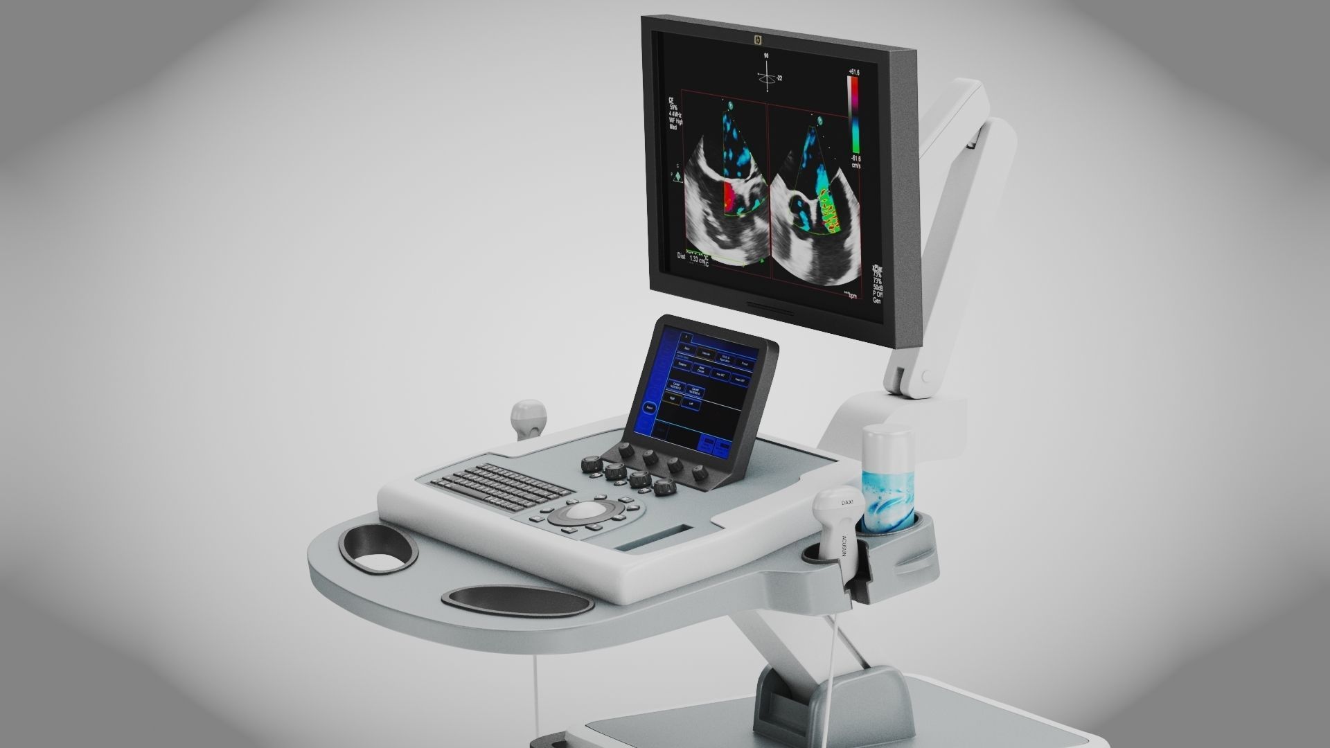 Sonography Scanner Ultra-sonic 3D model_12