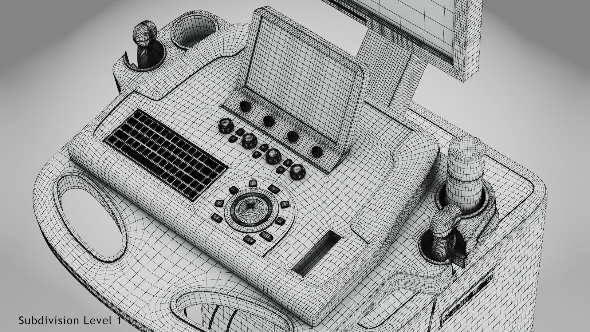 Sonography Scanner Ultra-sonic 3D model_32