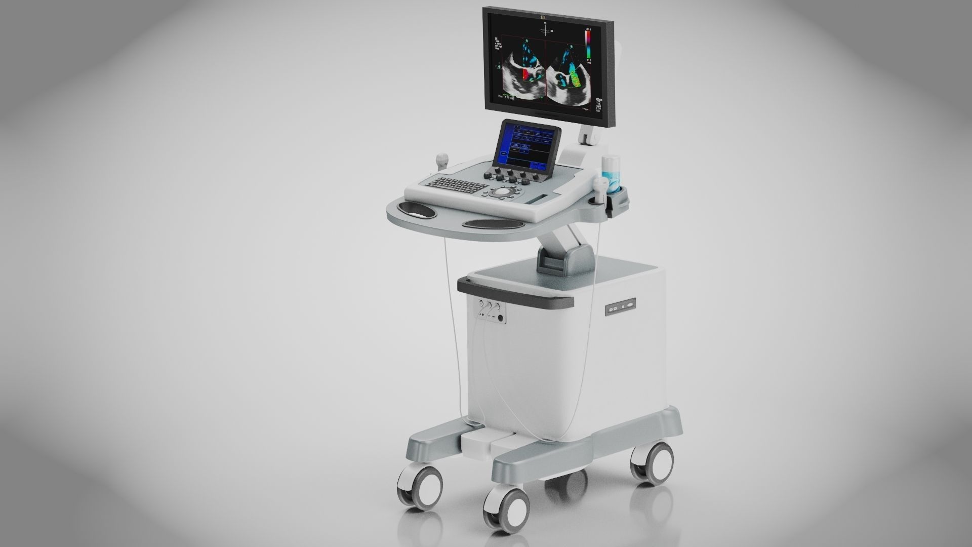 Sonography Scanner Ultra-sonic 3D model_3