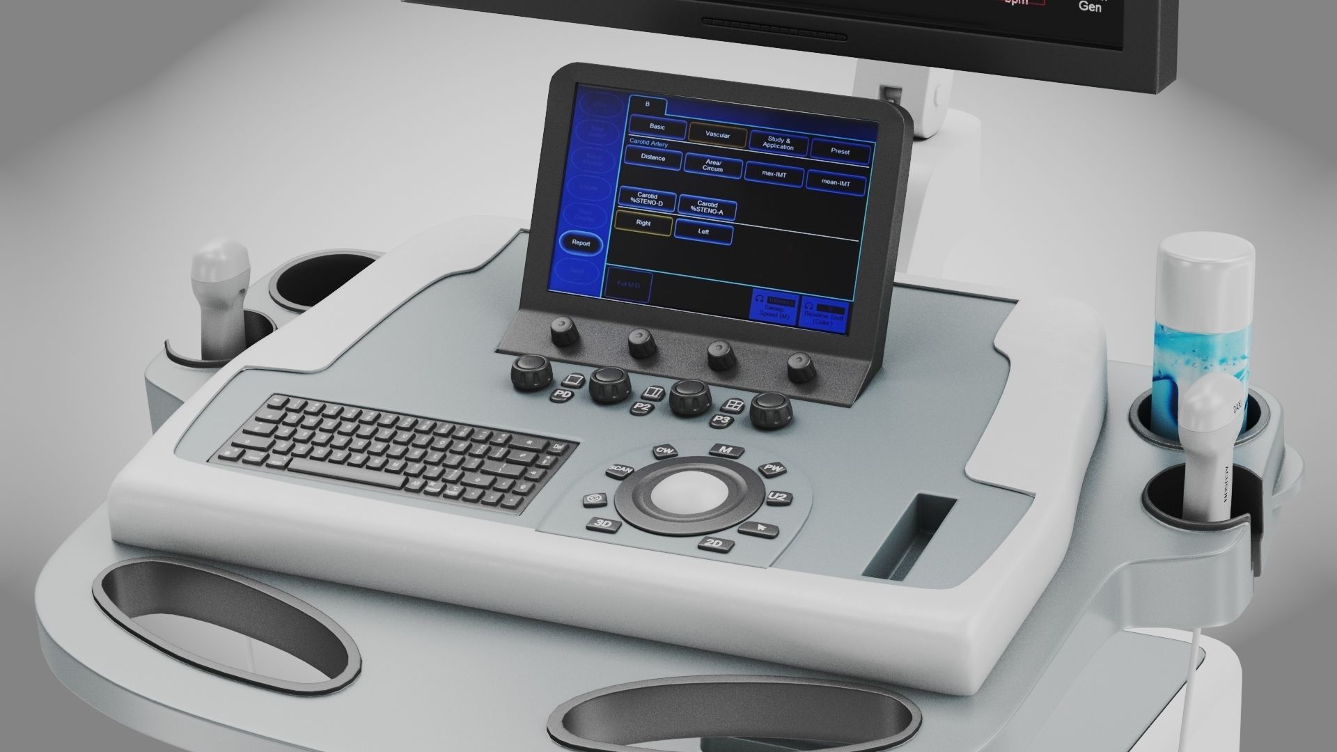 Sonography Scanner Ultra-sonic 3D model_11