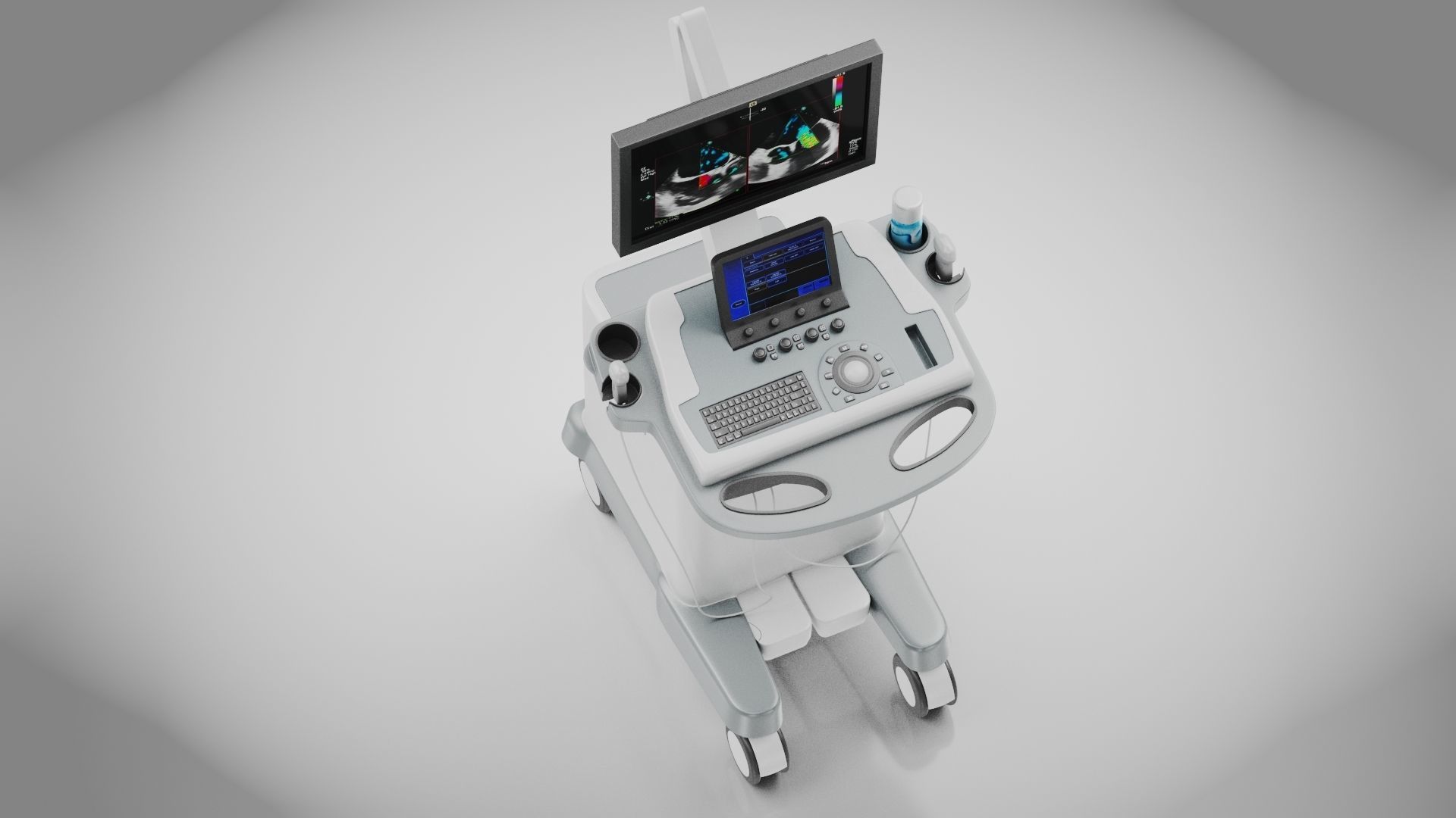 Sonography Scanner Ultra-sonic 3D model_8