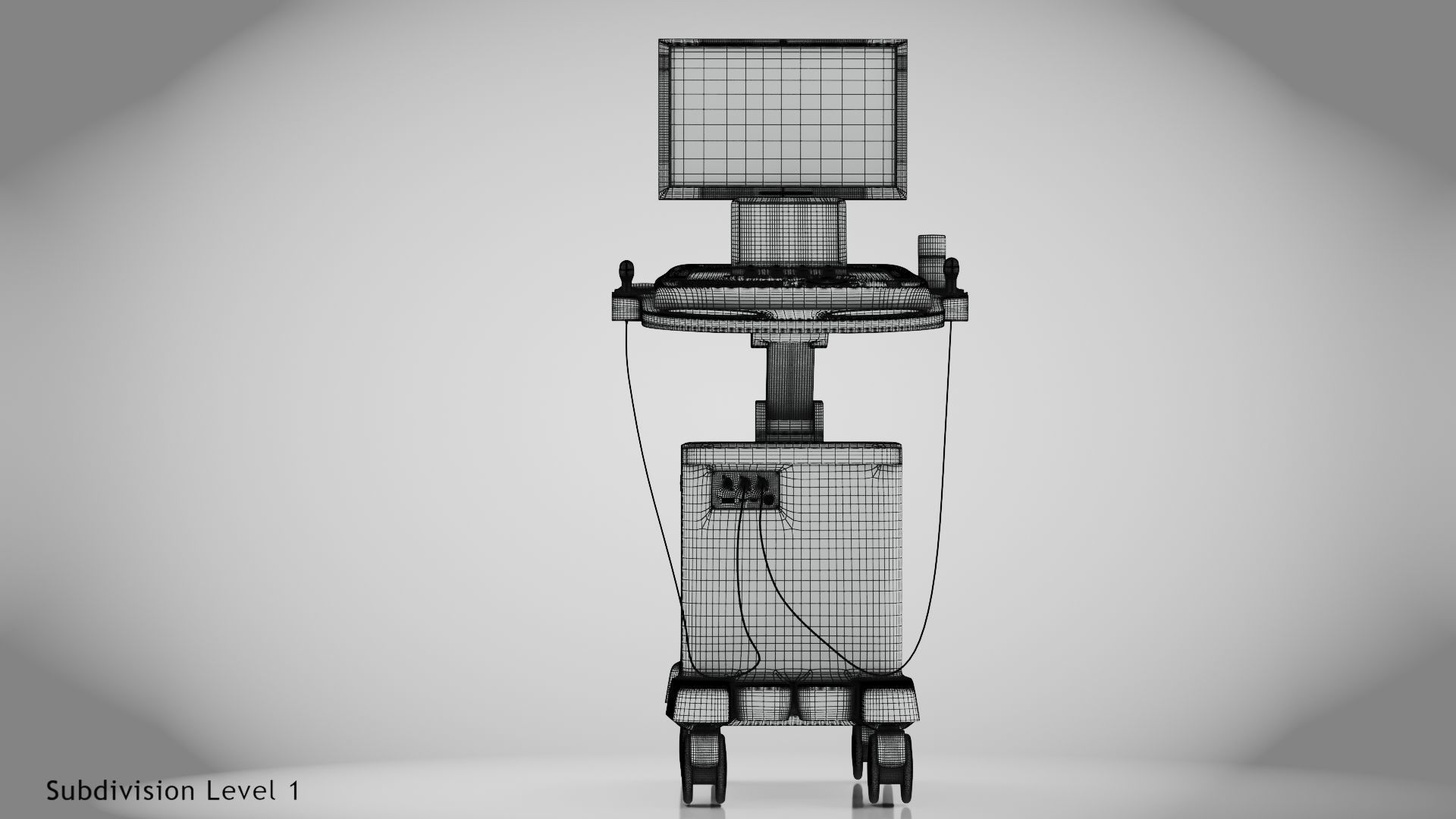 Sonography Scanner Ultra-sonic 3D model_28