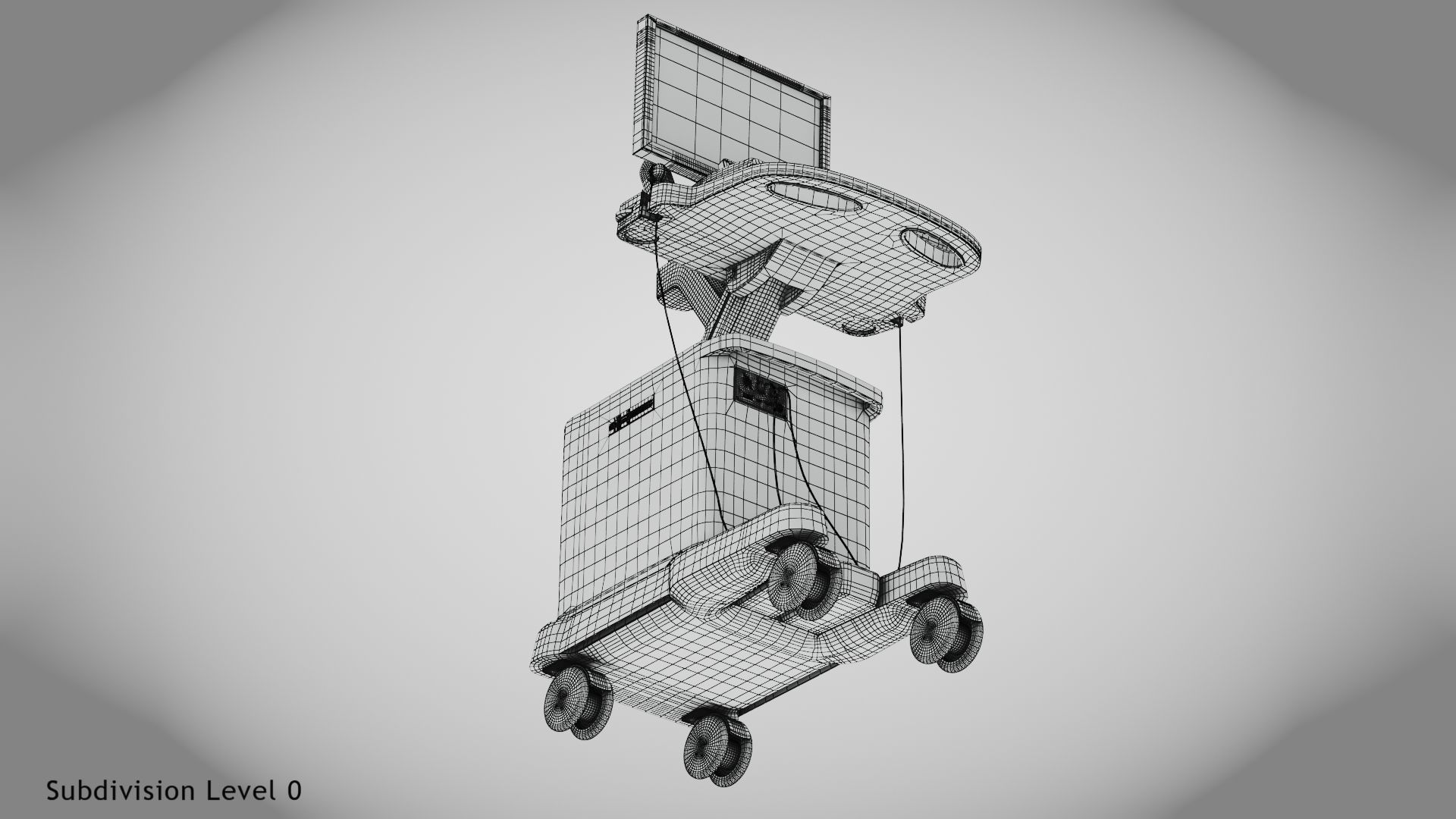 Sonography Scanner Ultra-sonic 3D model_20