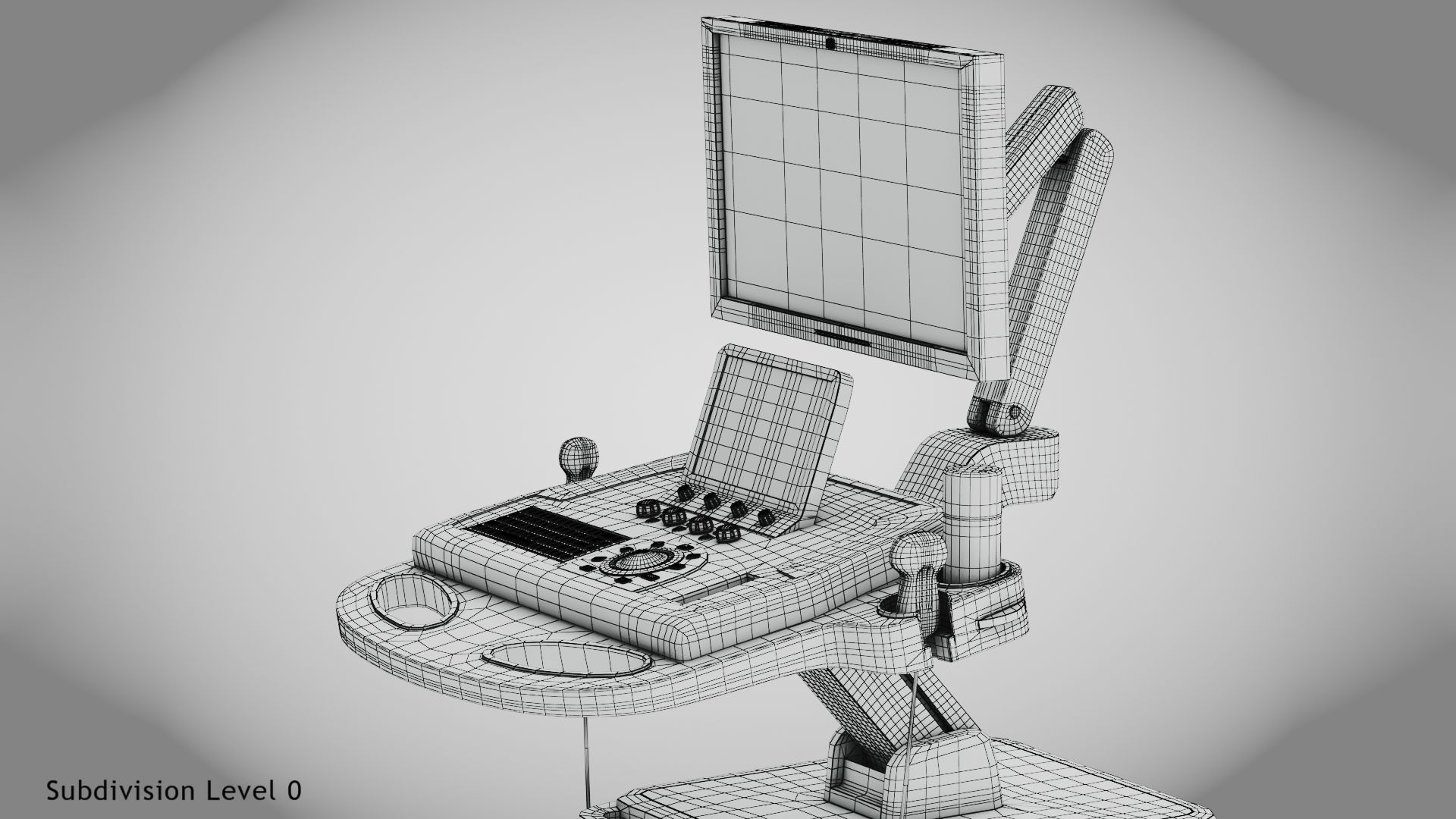 Sonography Scanner Ultra-sonic 3D model_29