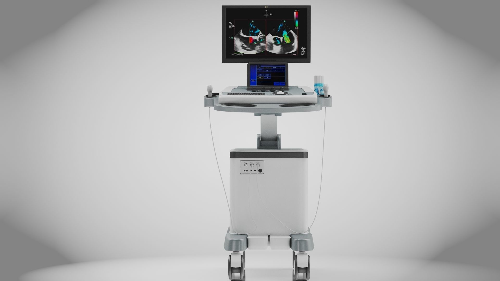 Sonography Scanner Ultra-sonic 3D model_6