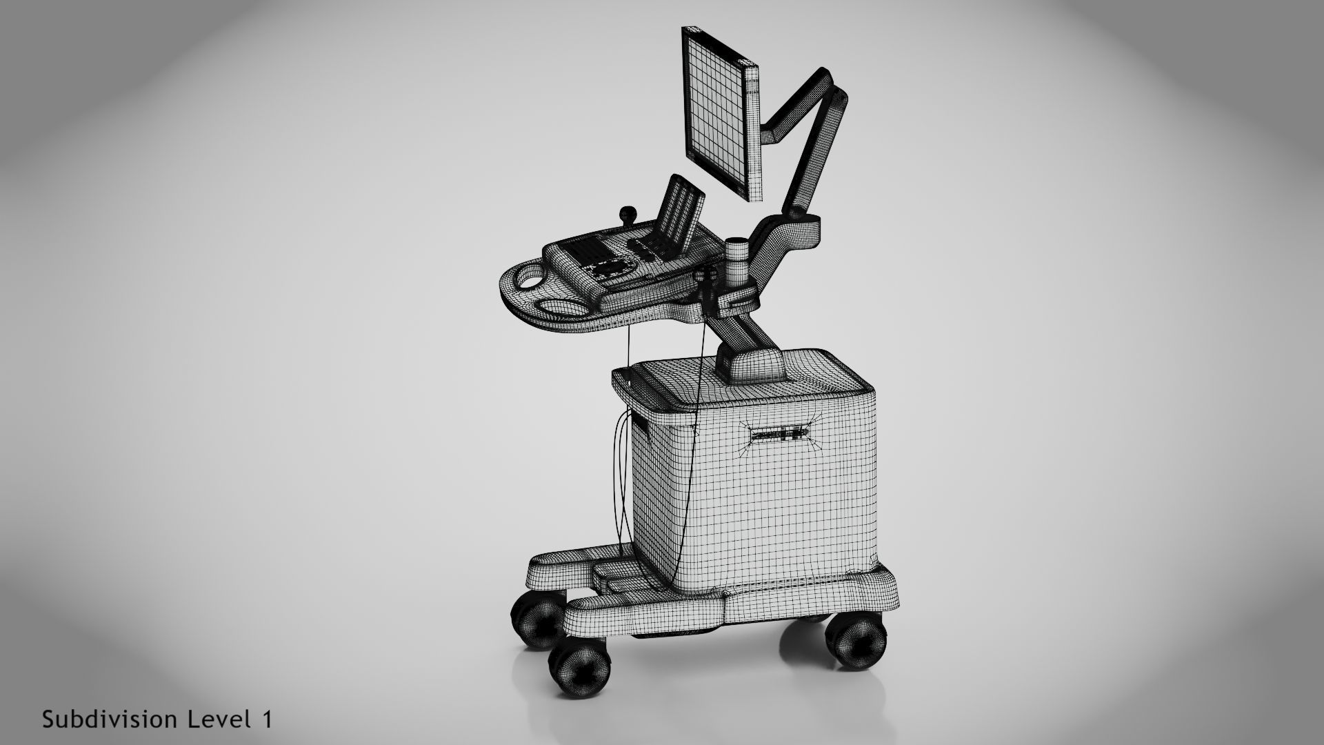 Sonography Scanner Ultra-sonic 3D model_23
