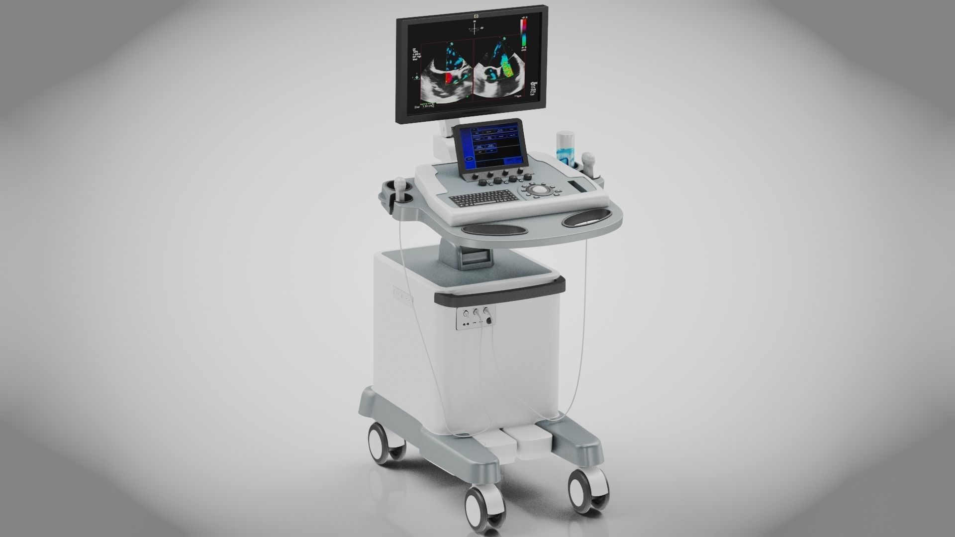 Sonography Scanner Ultra-sonic 3D model_2