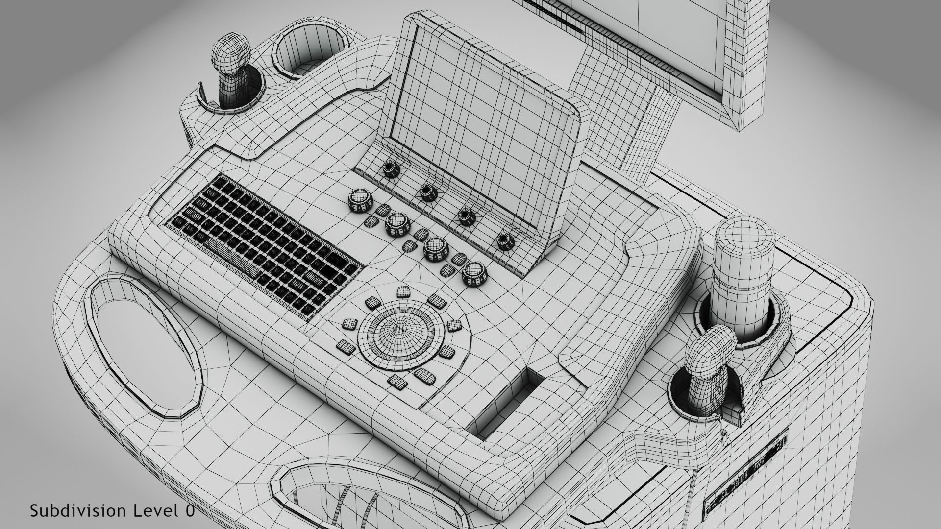 Sonography Scanner Ultra-sonic 3D model_31