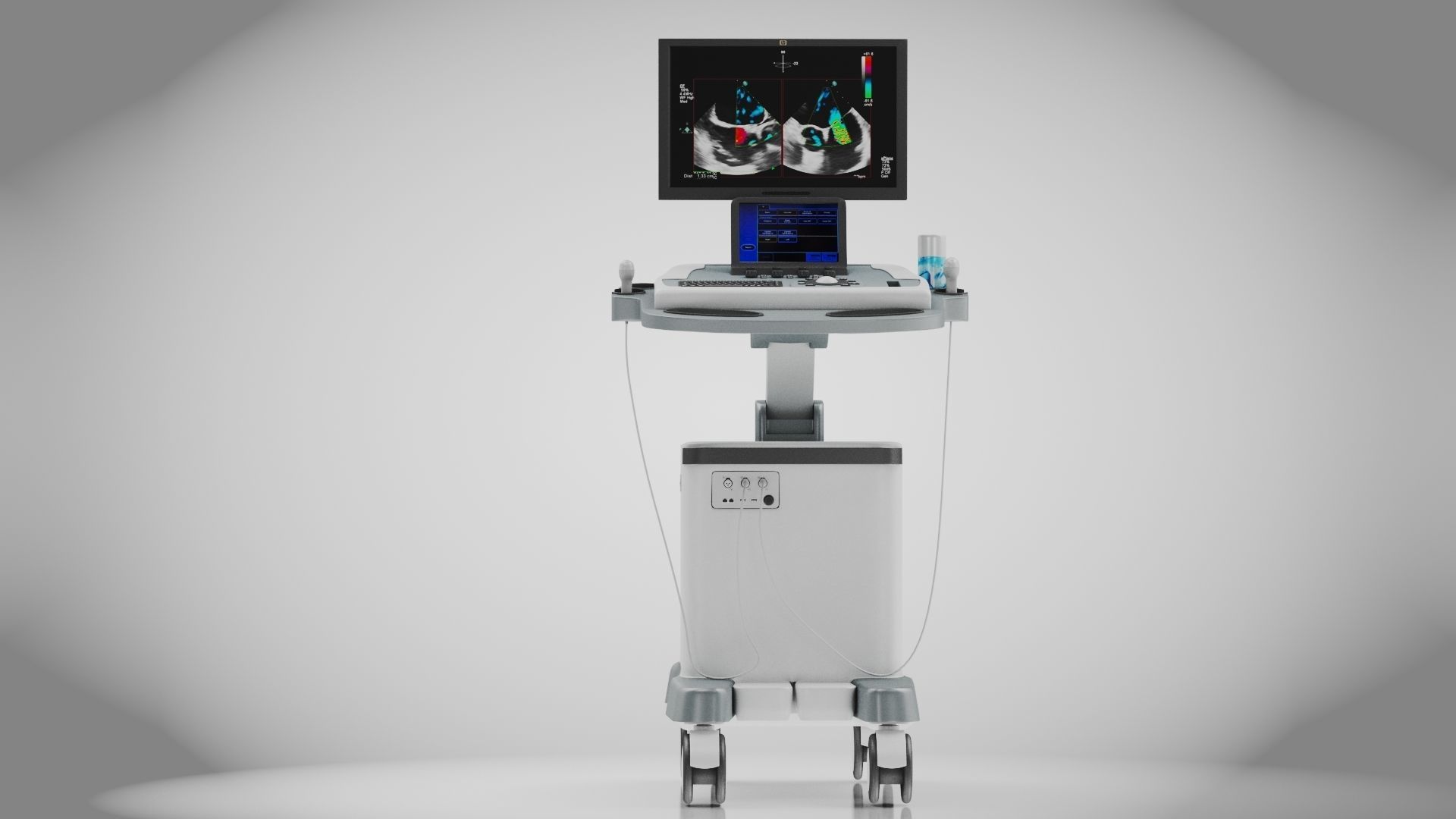 Sonography Scanner Ultra-sonic 3D model_10