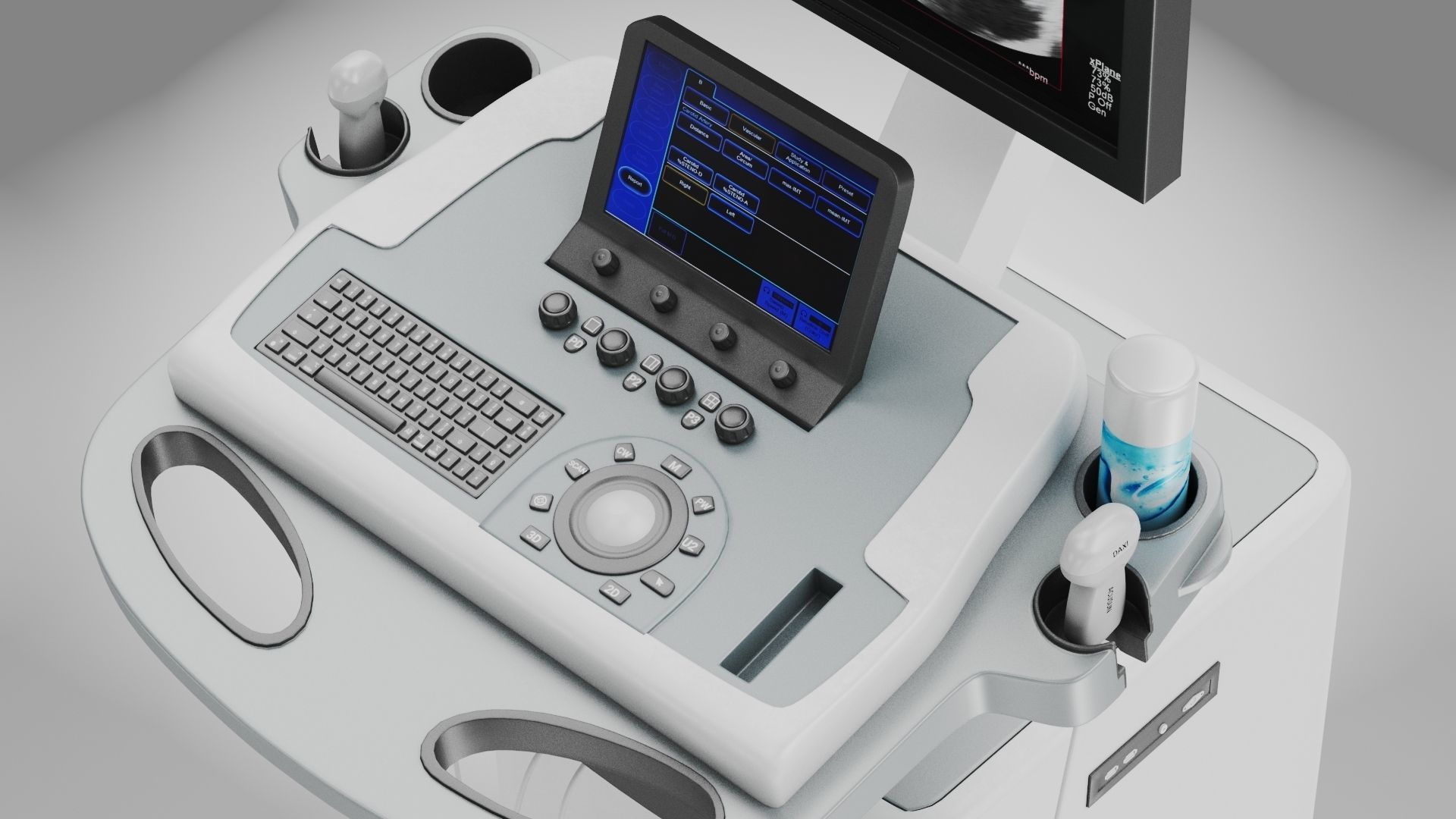 Sonography Scanner Ultra-sonic 3D model_4