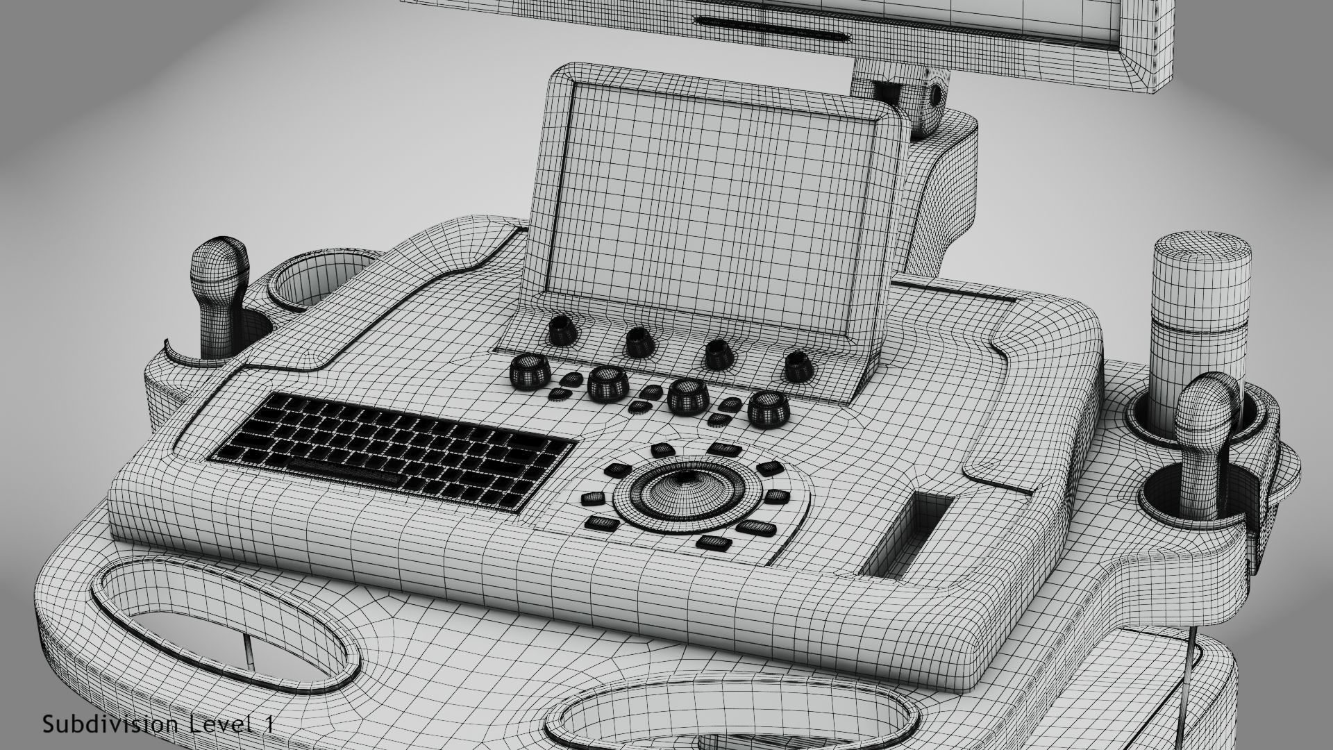 Sonography Scanner Ultra-sonic 3D model_26
