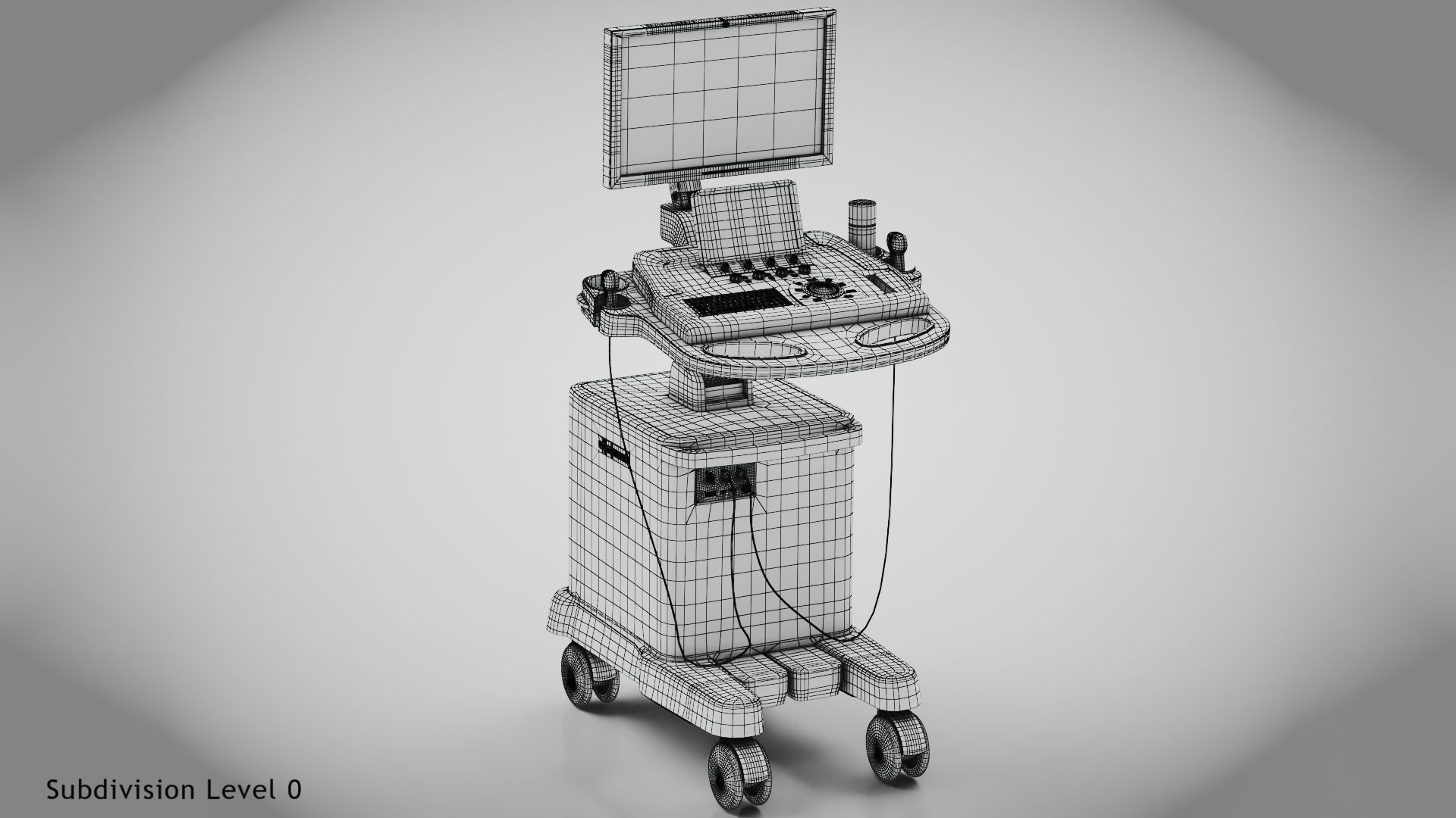 Sonography Scanner Ultra-sonic 3D model_18