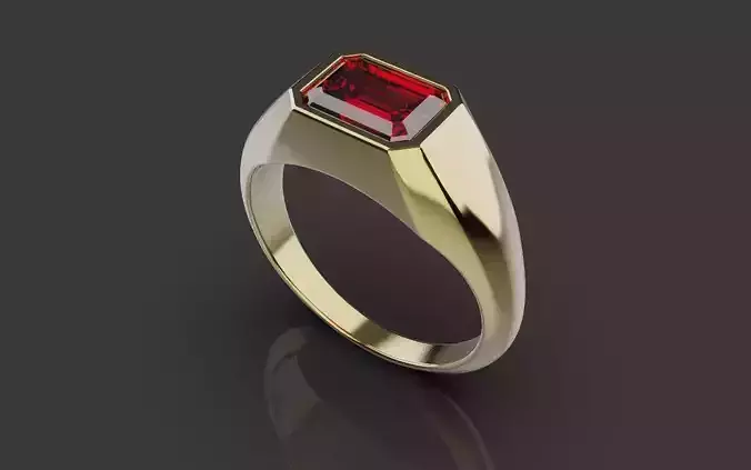 Men Rings 0095 3D print model