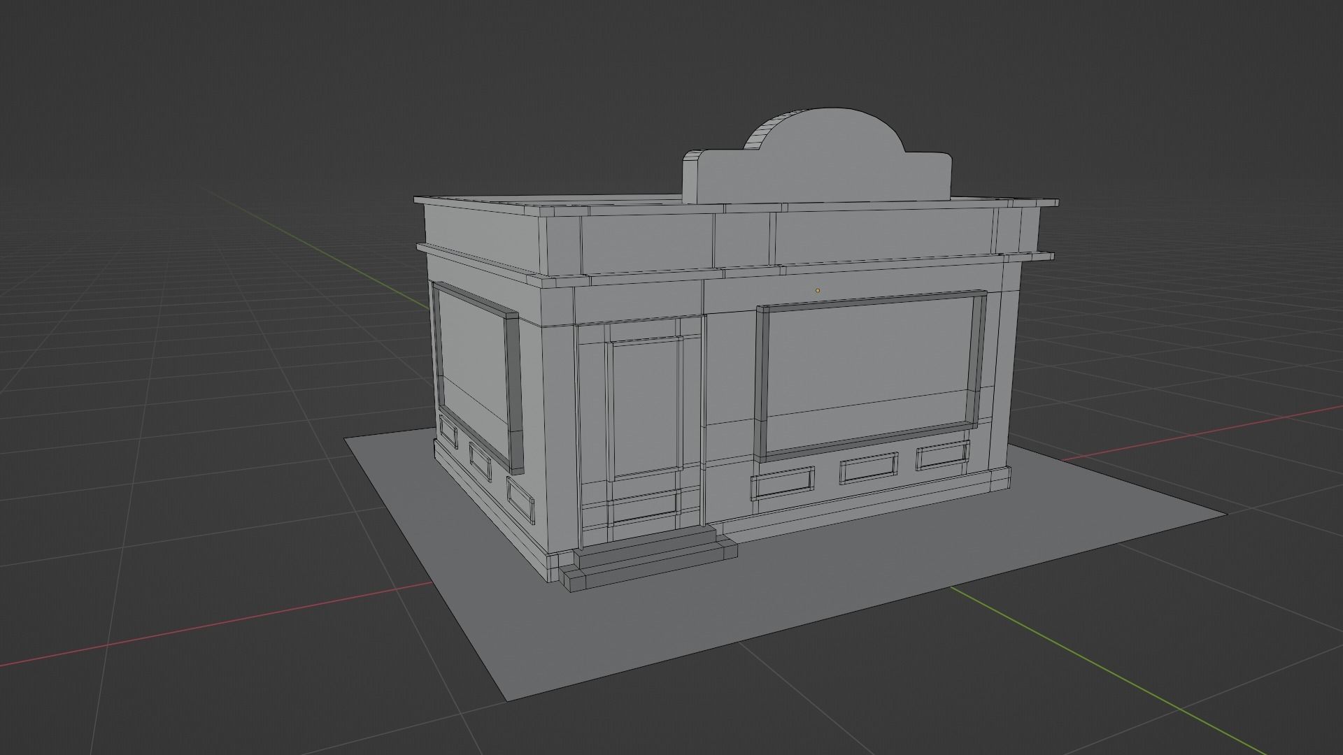 Bakery Shop Low-poly 3D model_8
