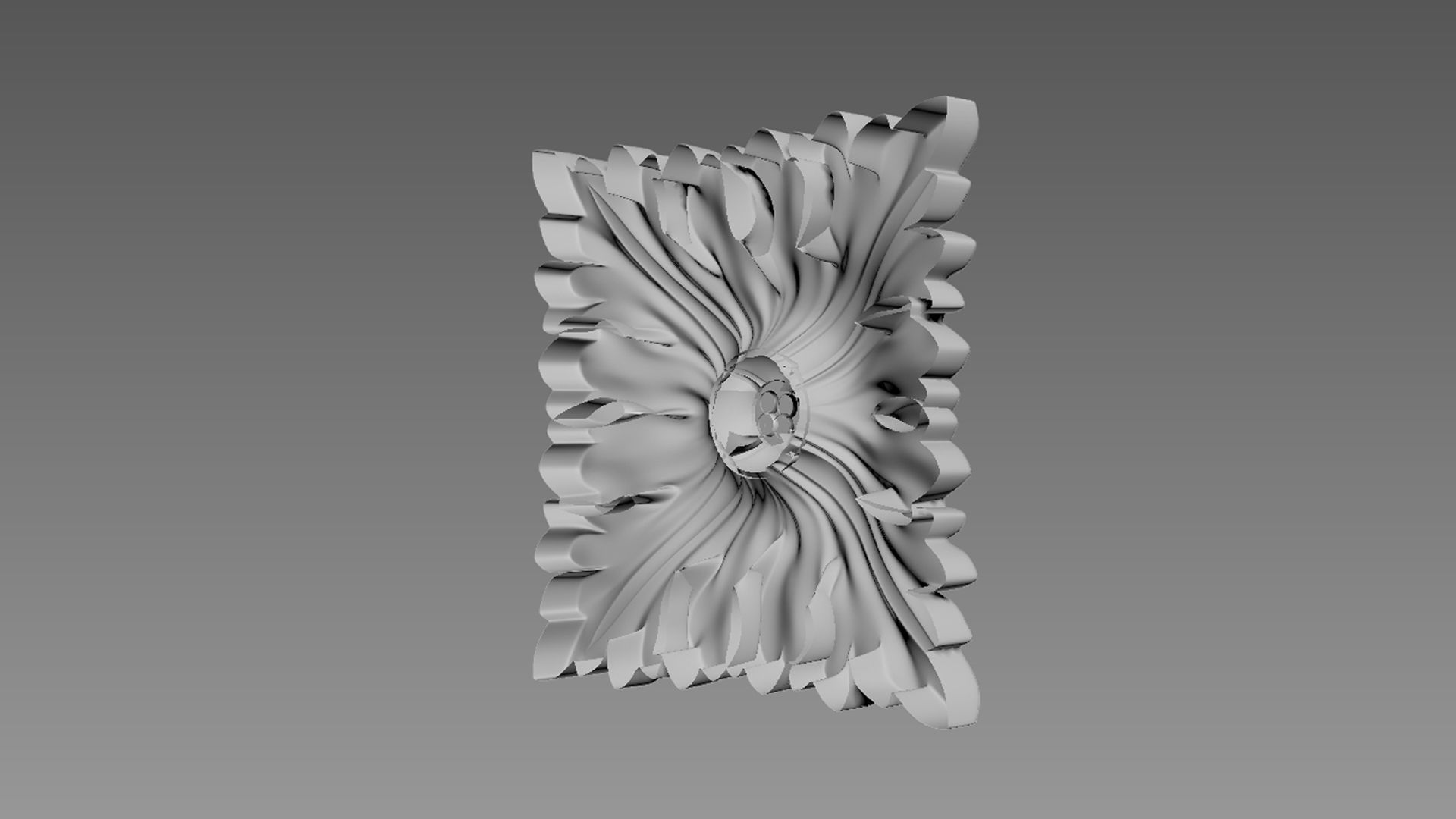 Decor square 02 3D model_5