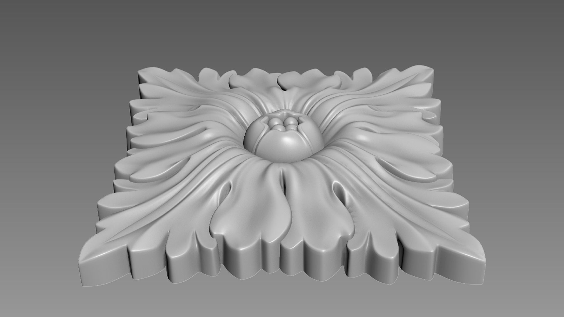 Decor square 02 3D model_6