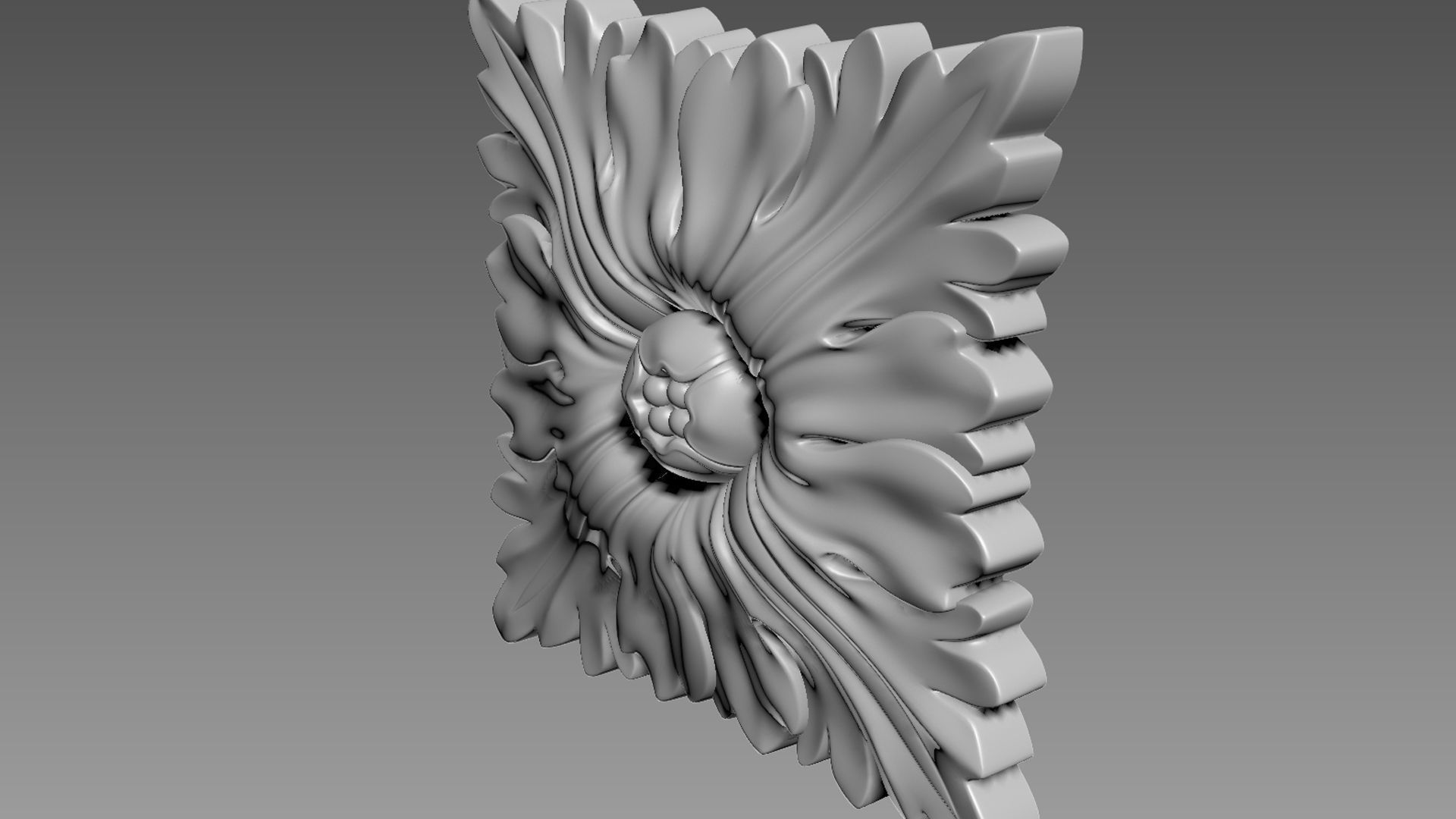 Decor square 02 3D model_8